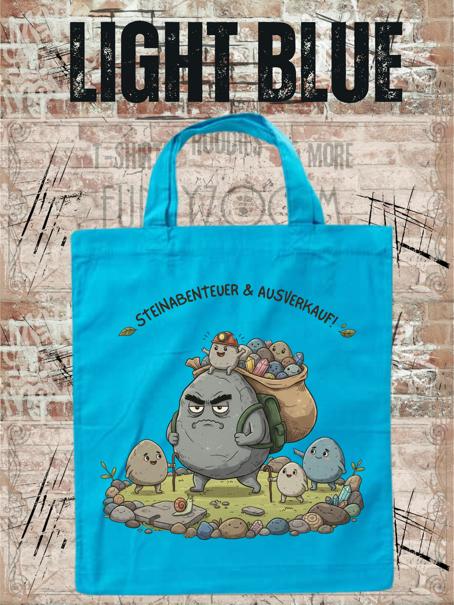 Steinesammelbeutel 38x42cm - Premium Sammelbeutel für Steinejäger & Naturliebhaber