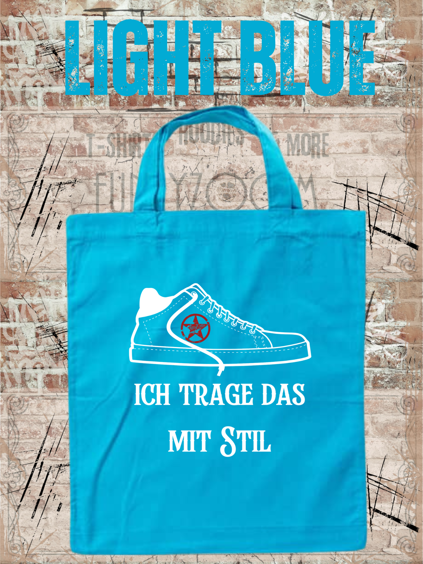 Tragetasche Ich trage das mit Stil! 38x42cm - Für echte Stilikonen!