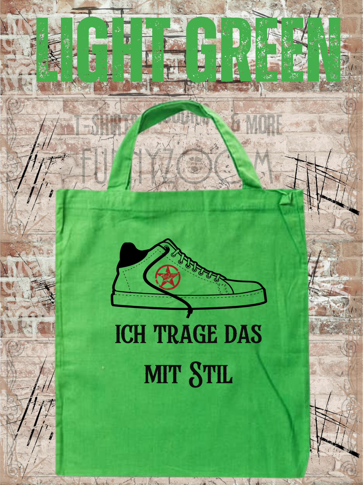 Tragetasche Ich trage das mit Stil! 38x42cm - Für echte Stilikonen!