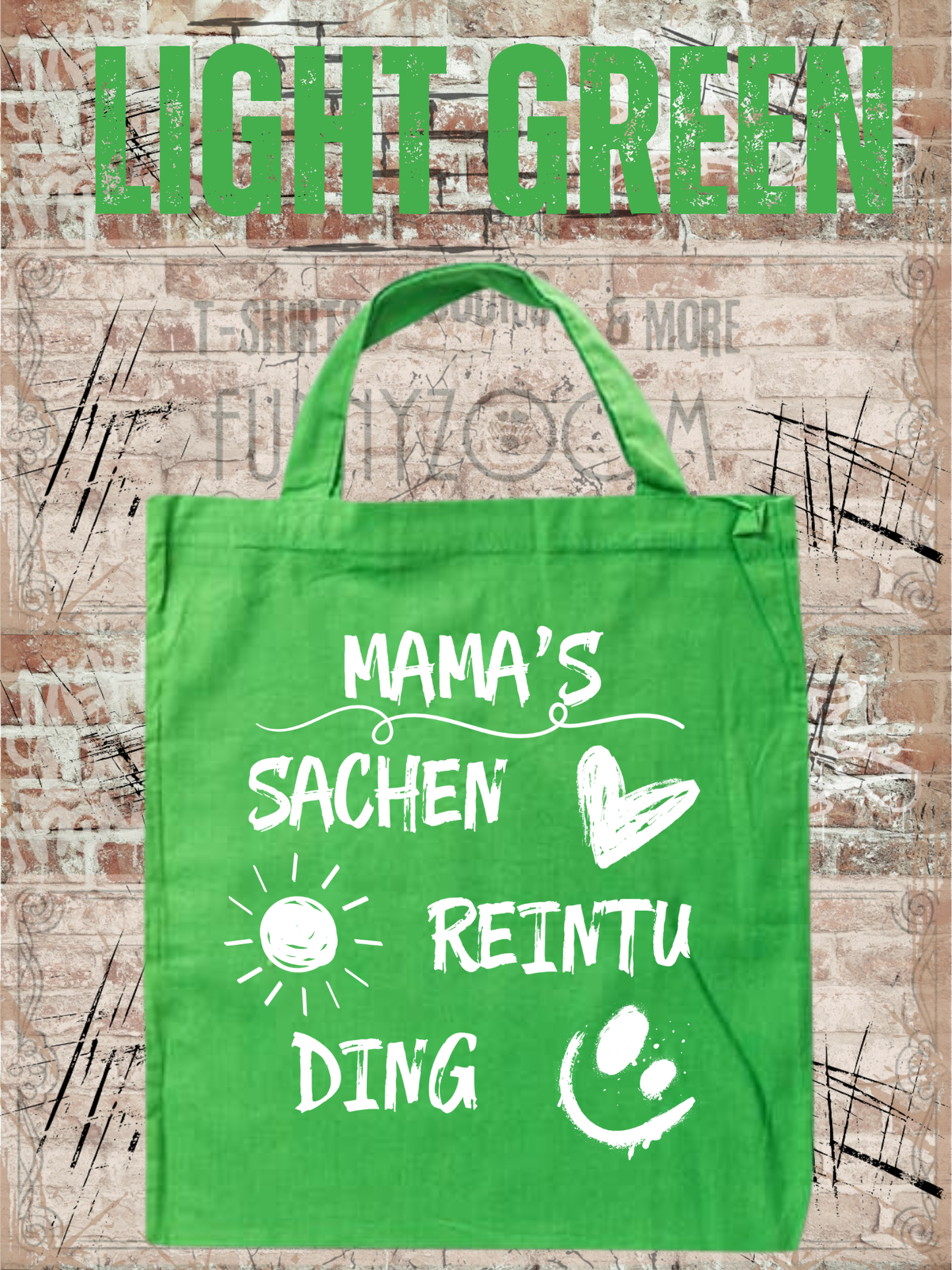 Personalisierbare Baumwolltasche mit Namen | 38x42 cm | 14 Farben