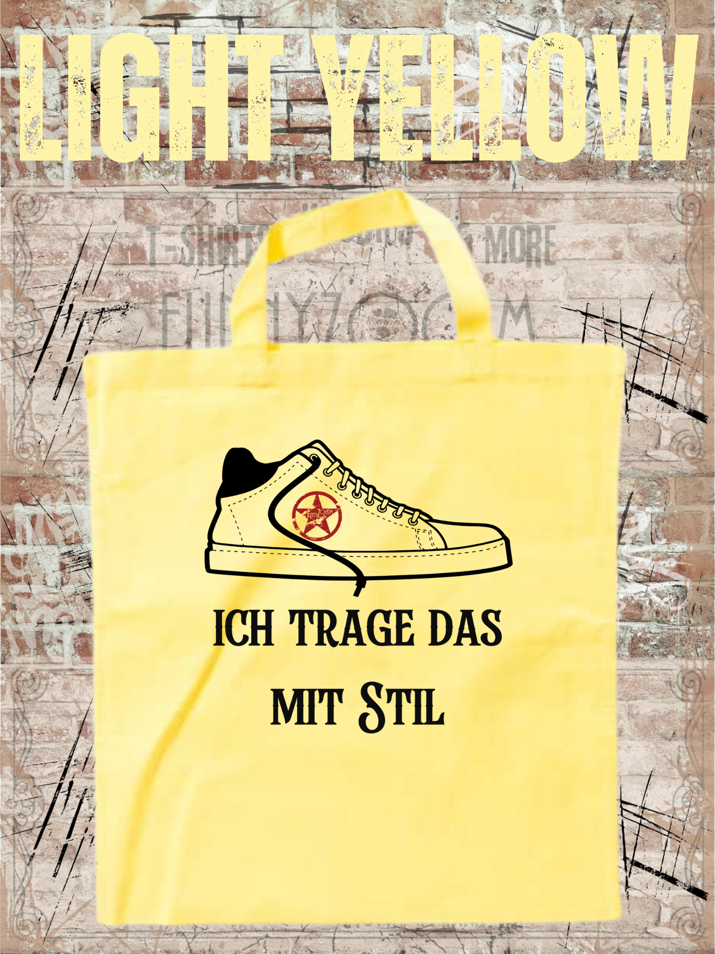 Tragetasche Ich trage das mit Stil! 38x42cm - Für echte Stilikonen!