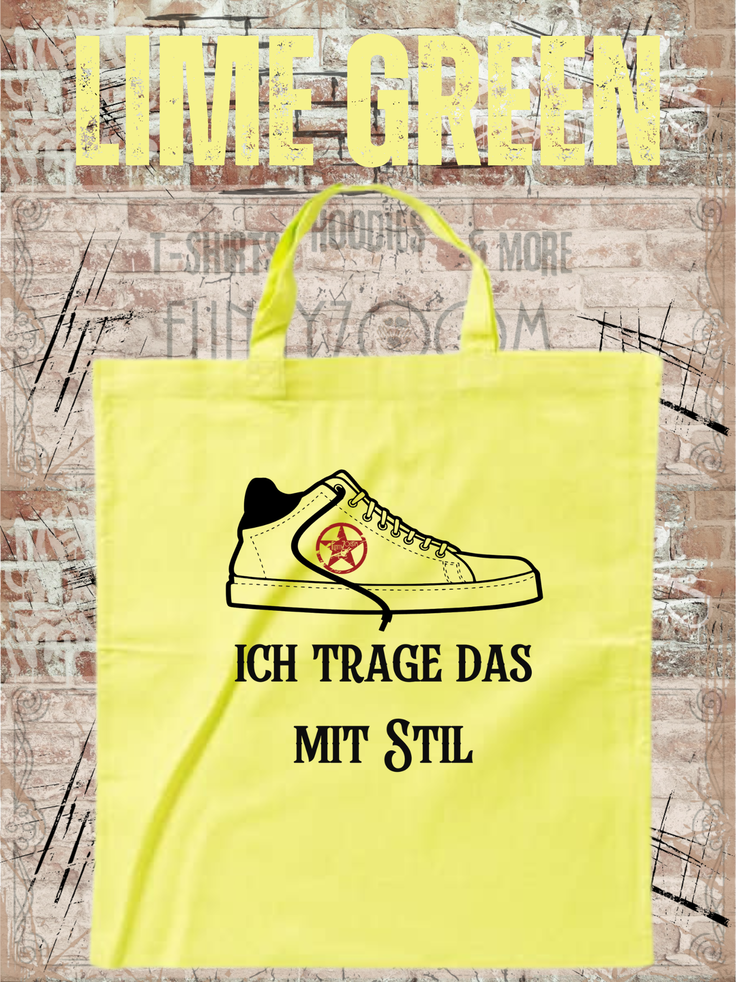 Tragetasche Ich trage das mit Stil! 38x42cm - Für echte Stilikonen!