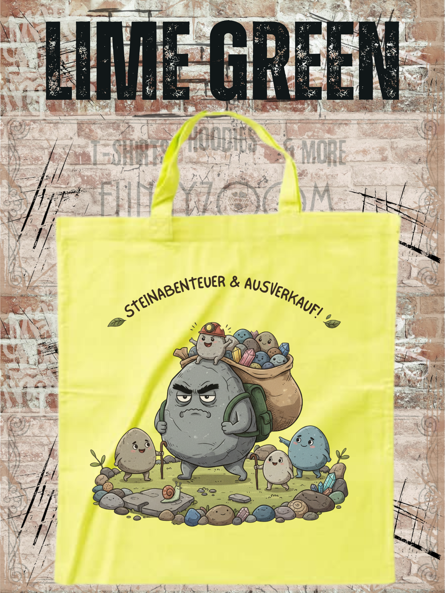 Steinesammelbeutel 38x42cm - Premium Sammelbeutel für Steinejäger & Naturliebhaber