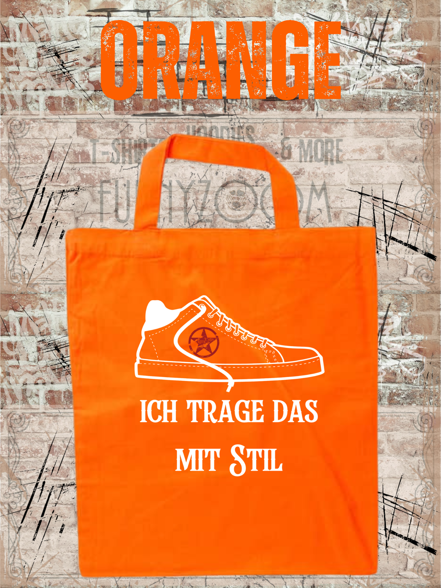 Tragetasche Ich trage das mit Stil! 38x42cm - Für echte Stilikonen!