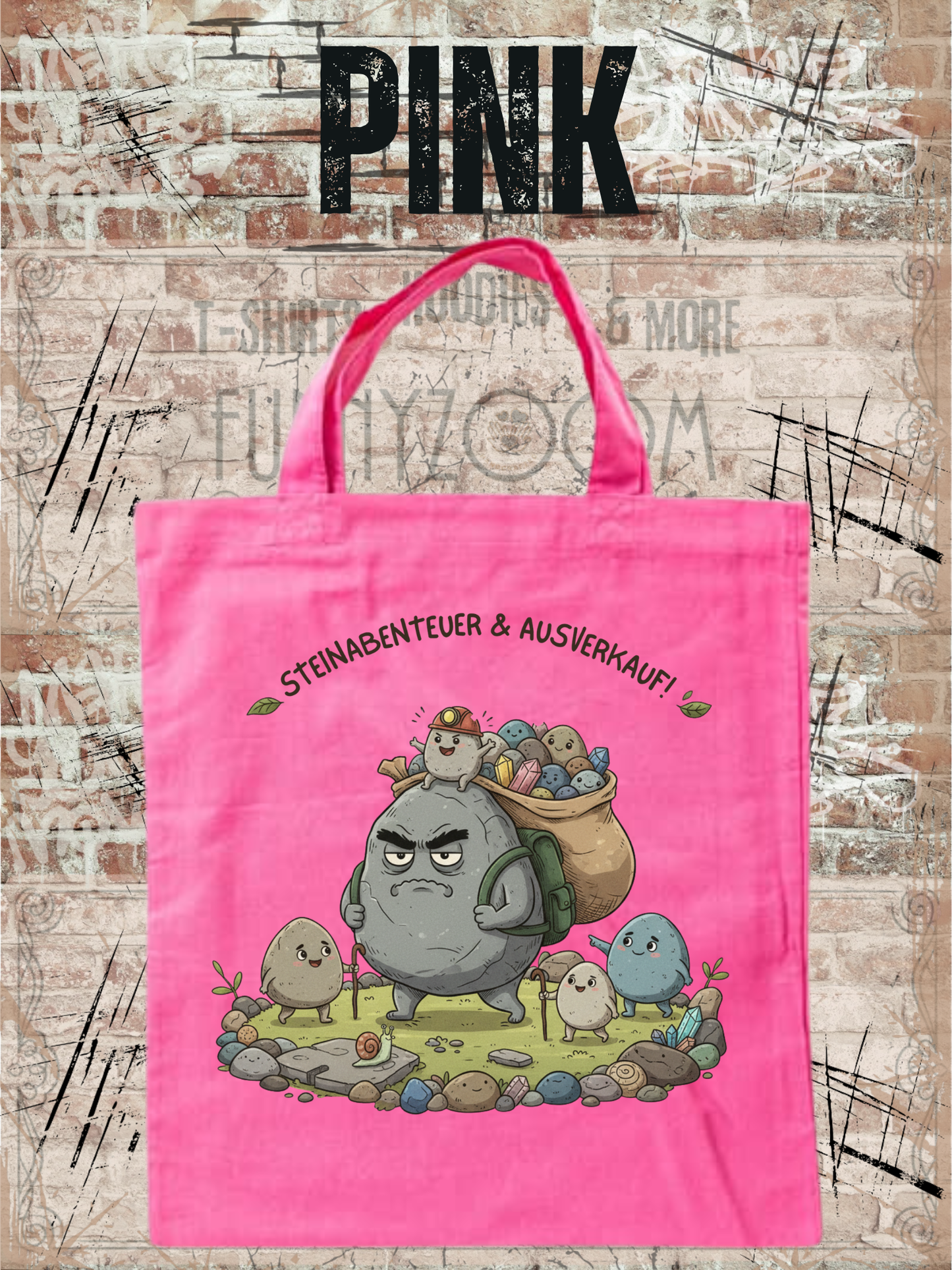 Steinesammelbeutel 38x42cm - Premium Sammelbeutel für Steinejäger & Naturliebhaber