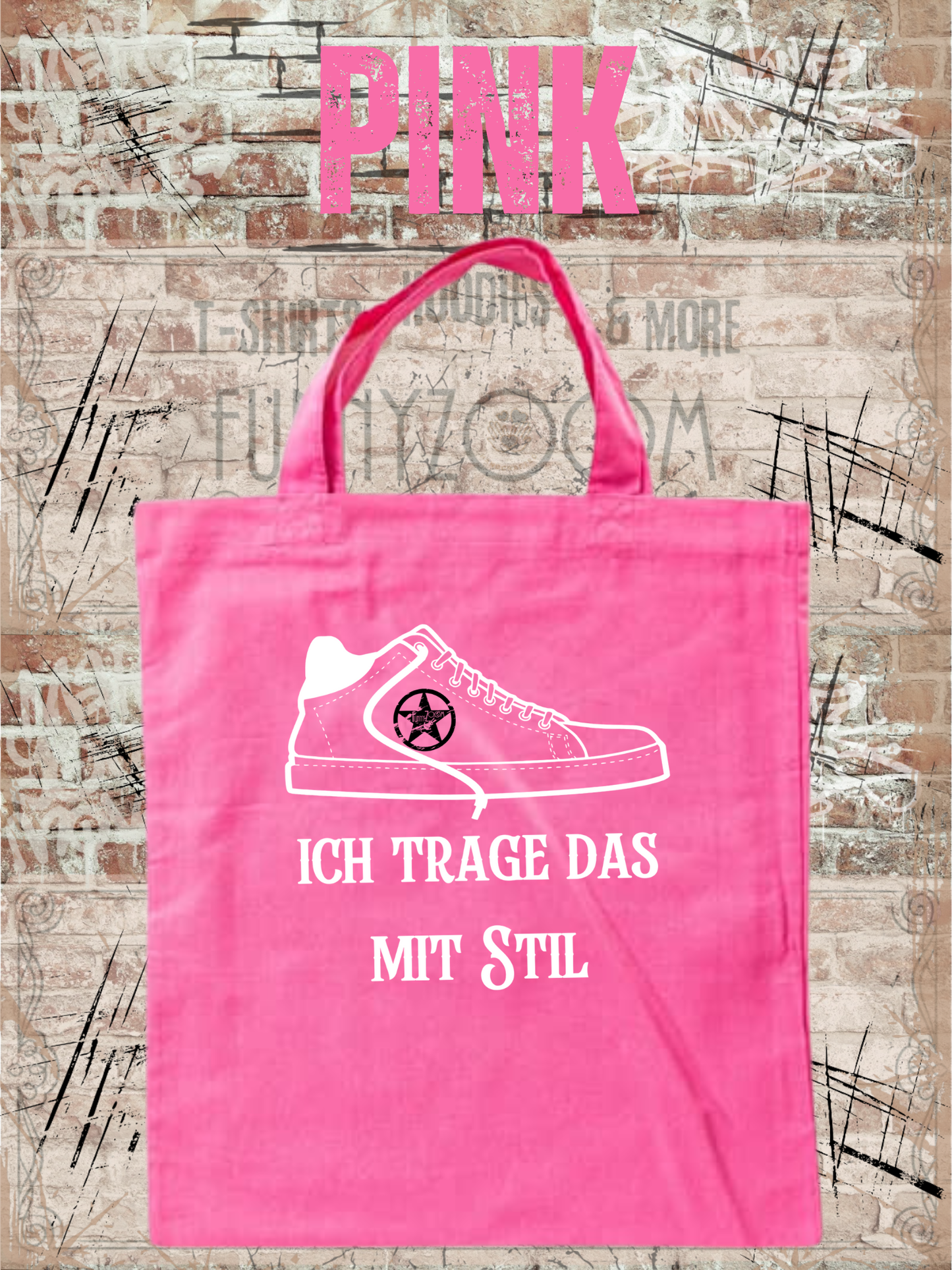 Tragetasche Ich trage das mit Stil! 38x42cm - Für echte Stilikonen!
