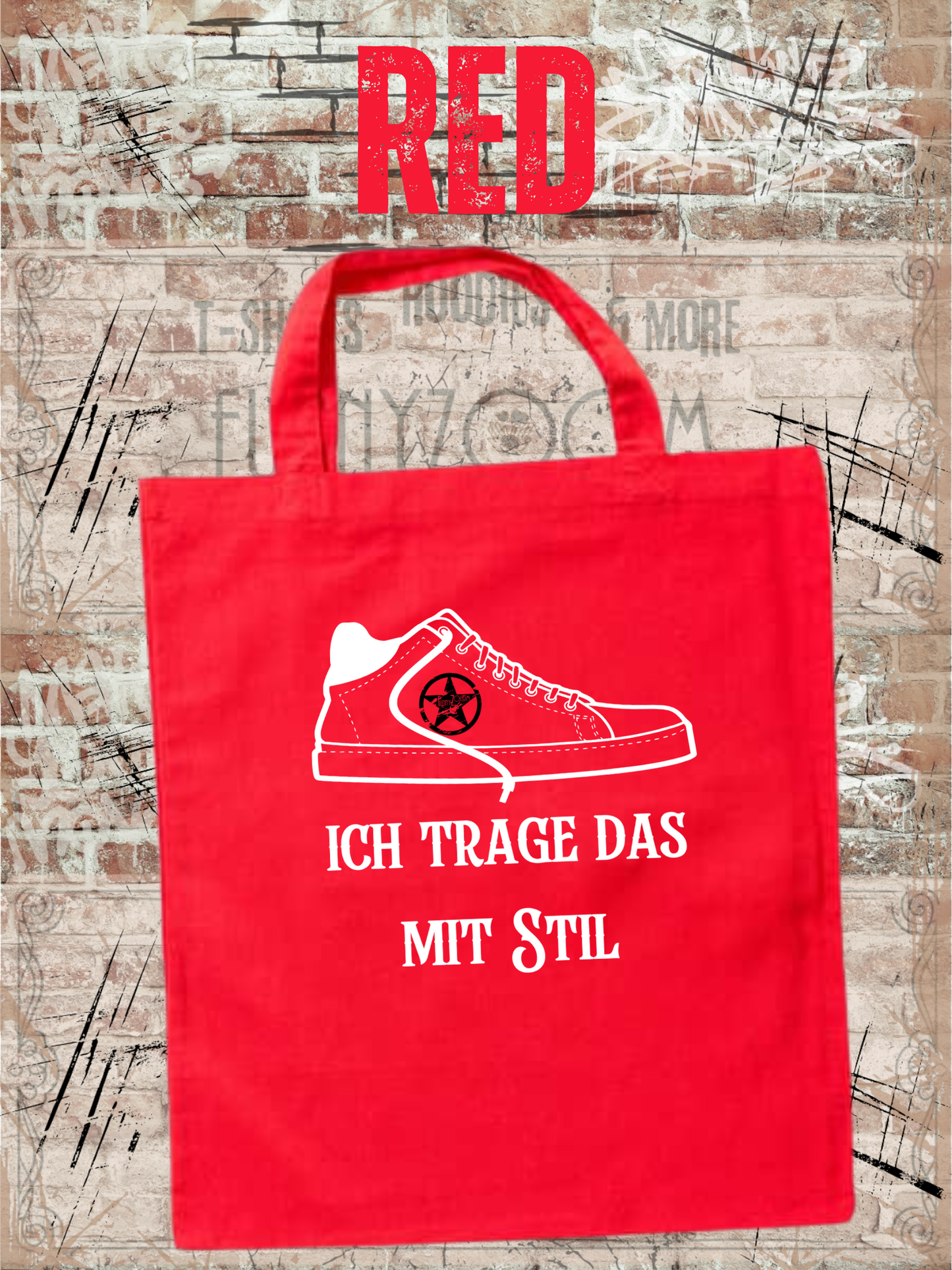 Tragetasche Ich trage das mit Stil! 38x42cm - Für echte Stilikonen!