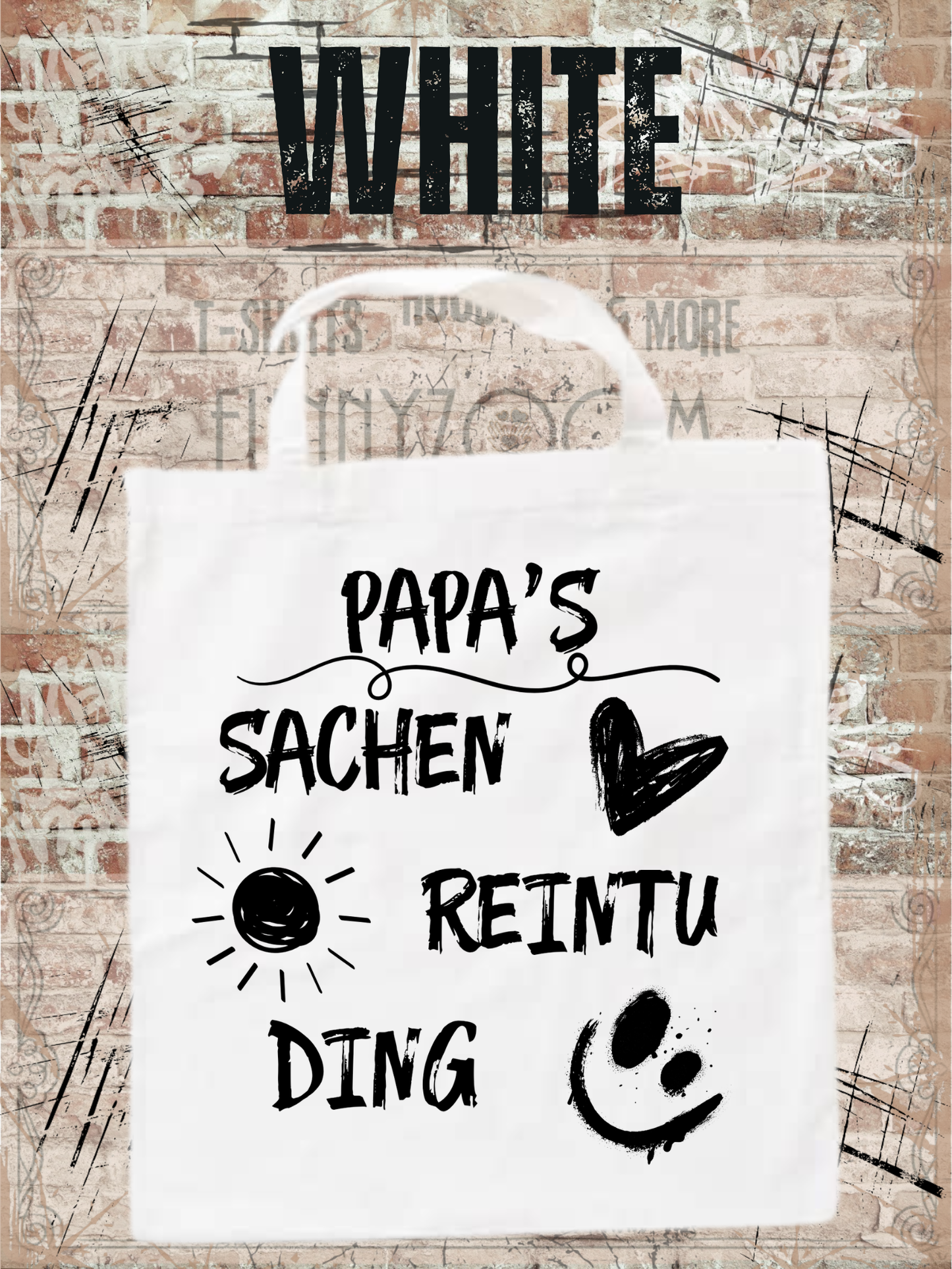 Personalisierbare Baumwolltasche mit Namen | 38x42 cm | 14 Farben