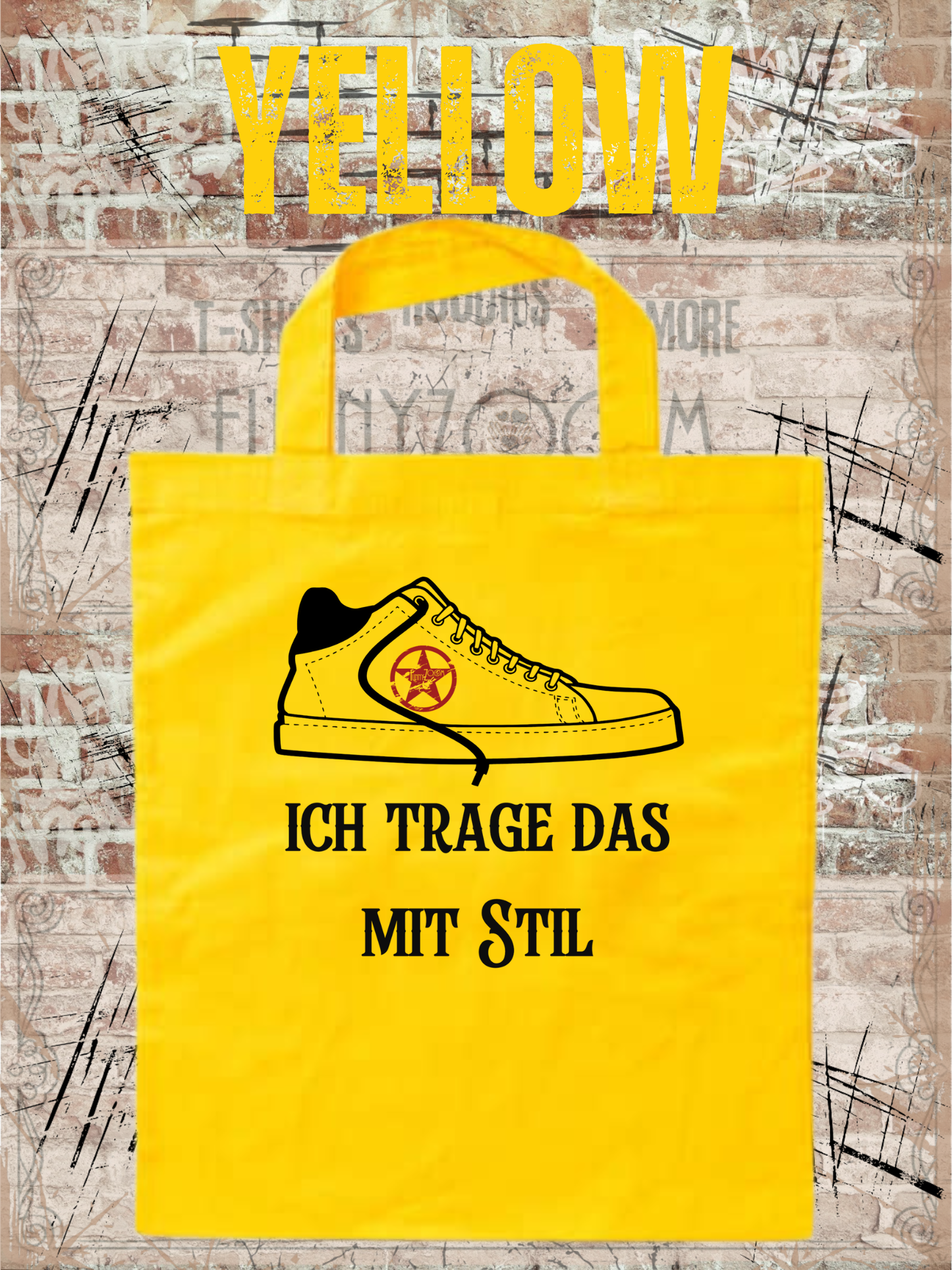 Tragetasche Ich trage das mit Stil! 38x42cm - Für echte Stilikonen!