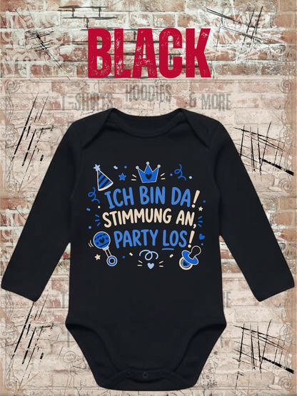Ich bin da! Stimmung an, Party los! – Babybody Junge