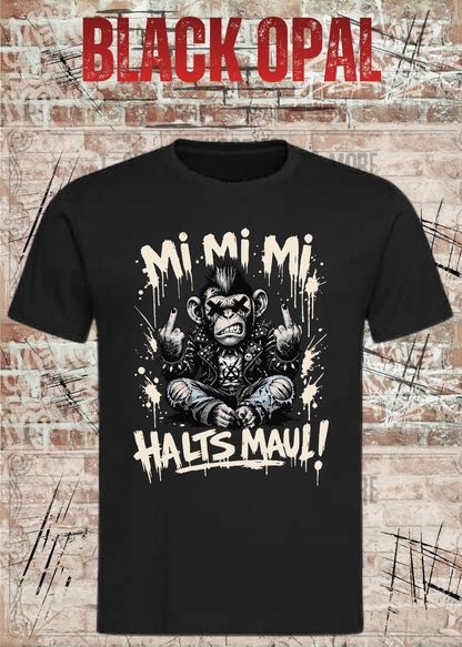 Mimimi-Affe Atze T-Shirt – Mi Mi Mi Halt’s Maul Punk Shirt