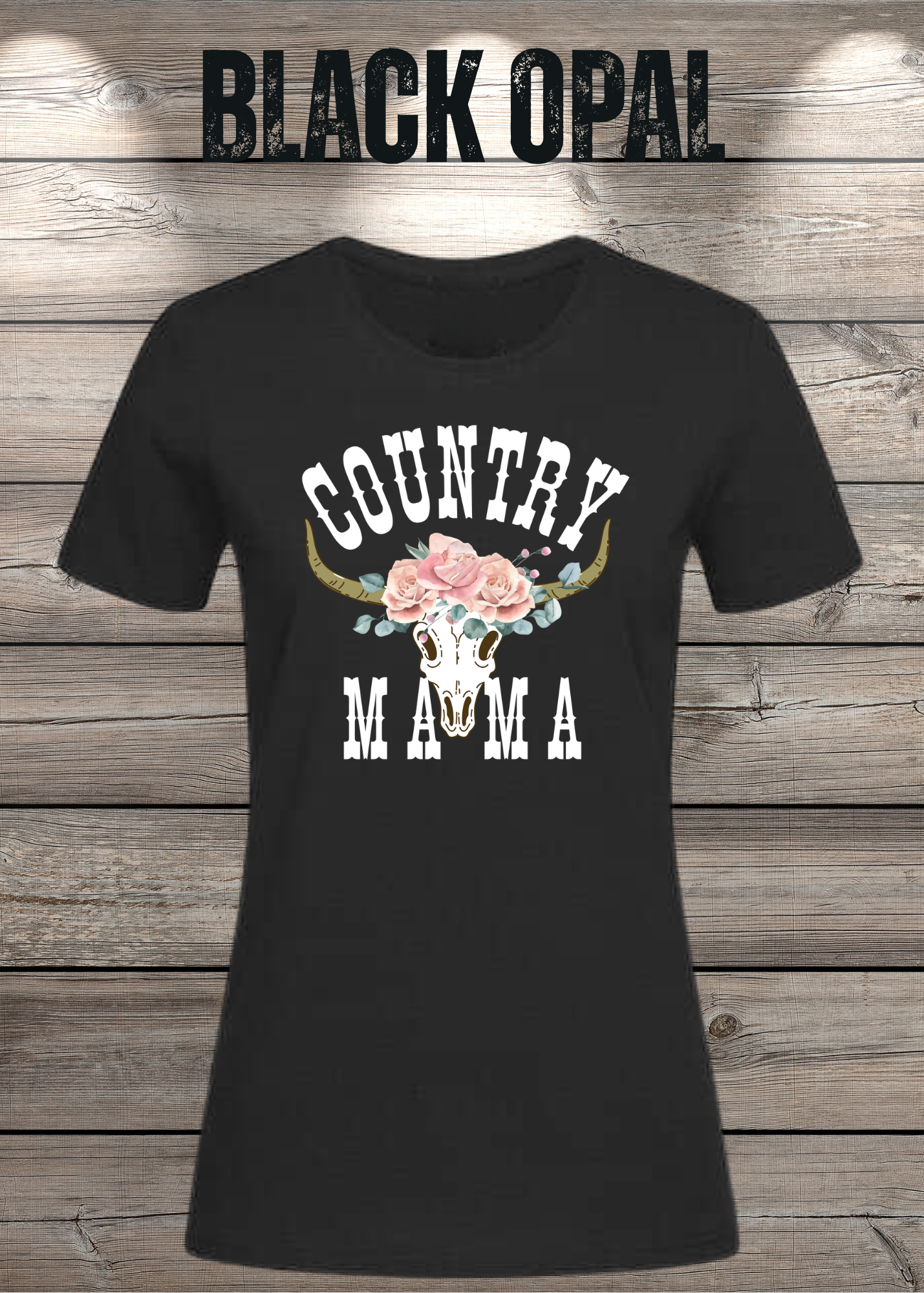 Country Mama T-Shirt - Freizeit Spruch Shirt für Damen