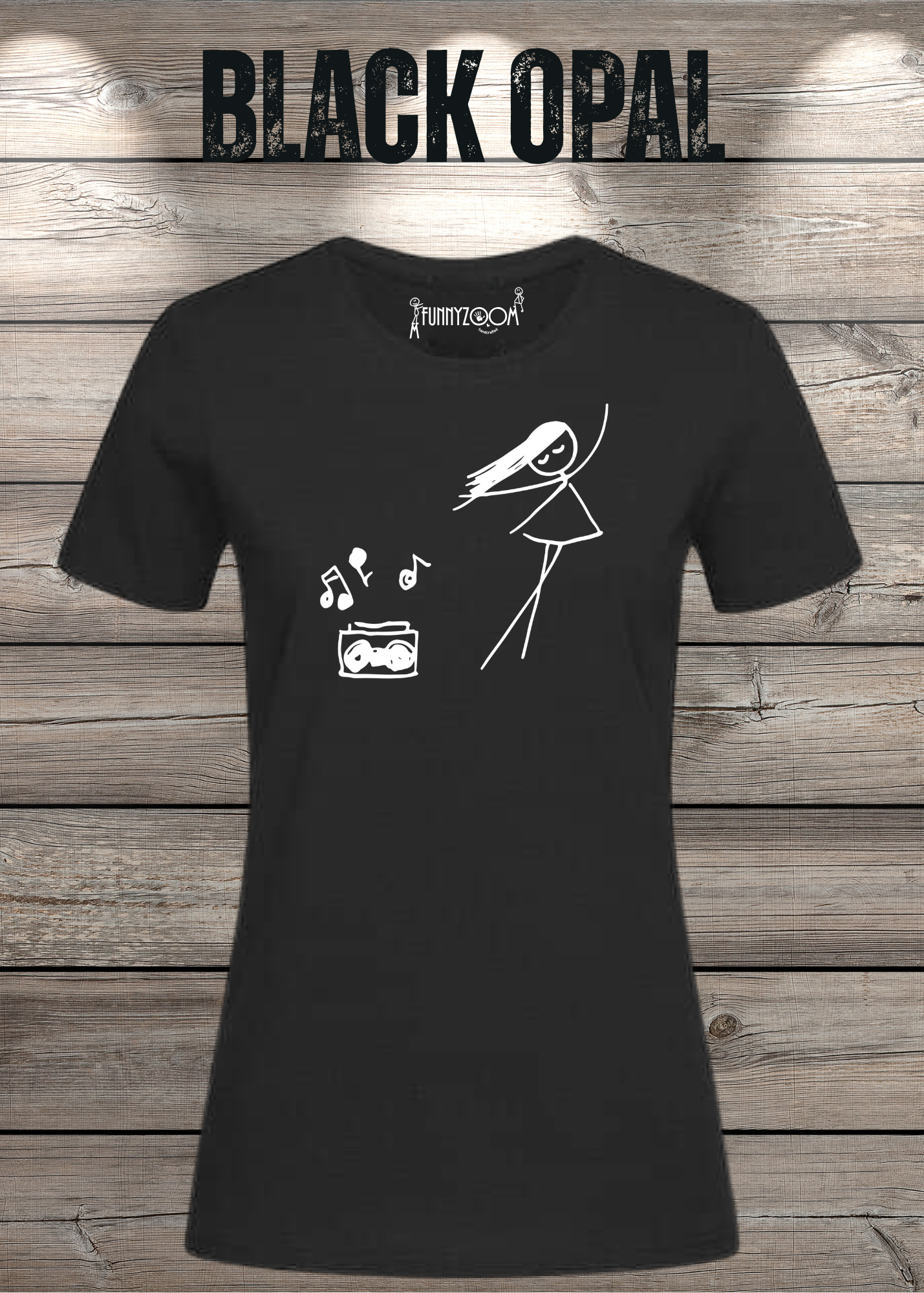 Damen T-Shirt Music for Life - T-Shirt Geschenkidee, lustiges T-Shirt, T-Shirt Musik, witziges T-Shirt, Freizeit T-Shirt Musik