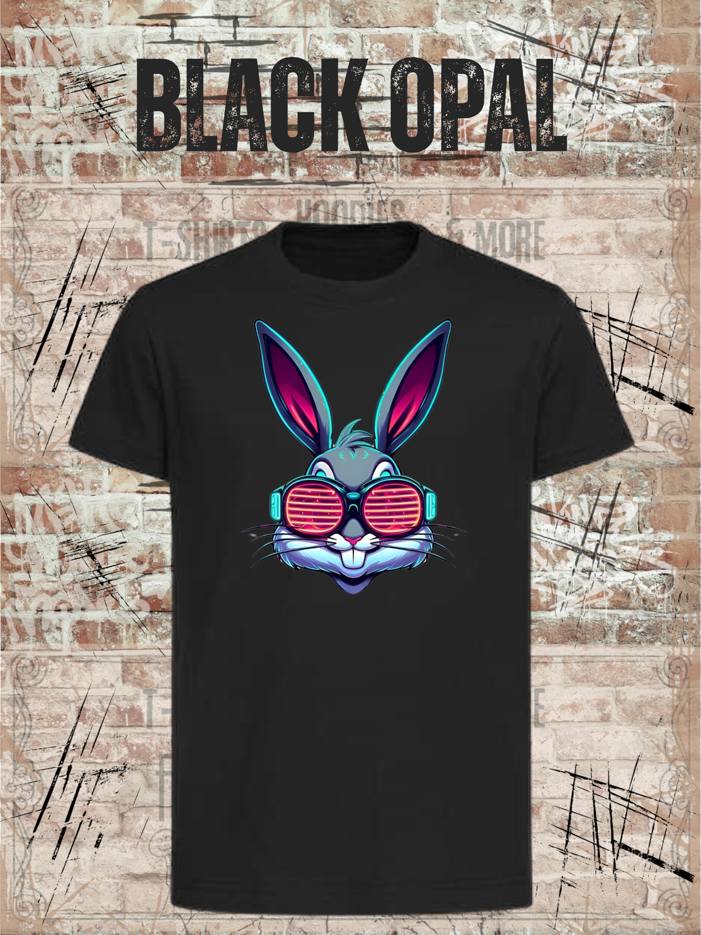 Cooles Bunny Kinder T-Shirt Witziges Kids T-Shirt Geschenkidee