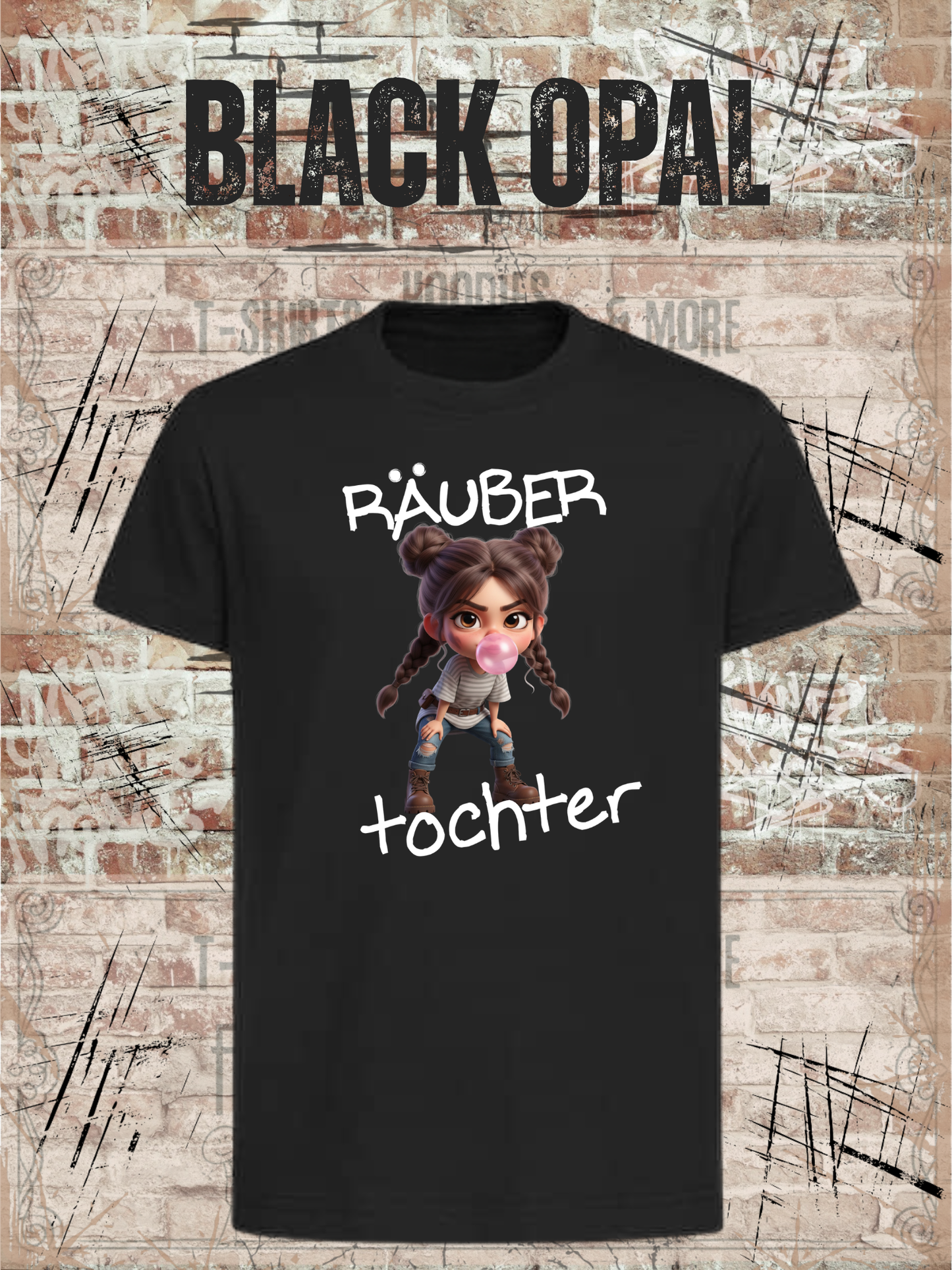 T-Shirt 'Räuber Tochter' - Witziges Geschenk für freche Kids