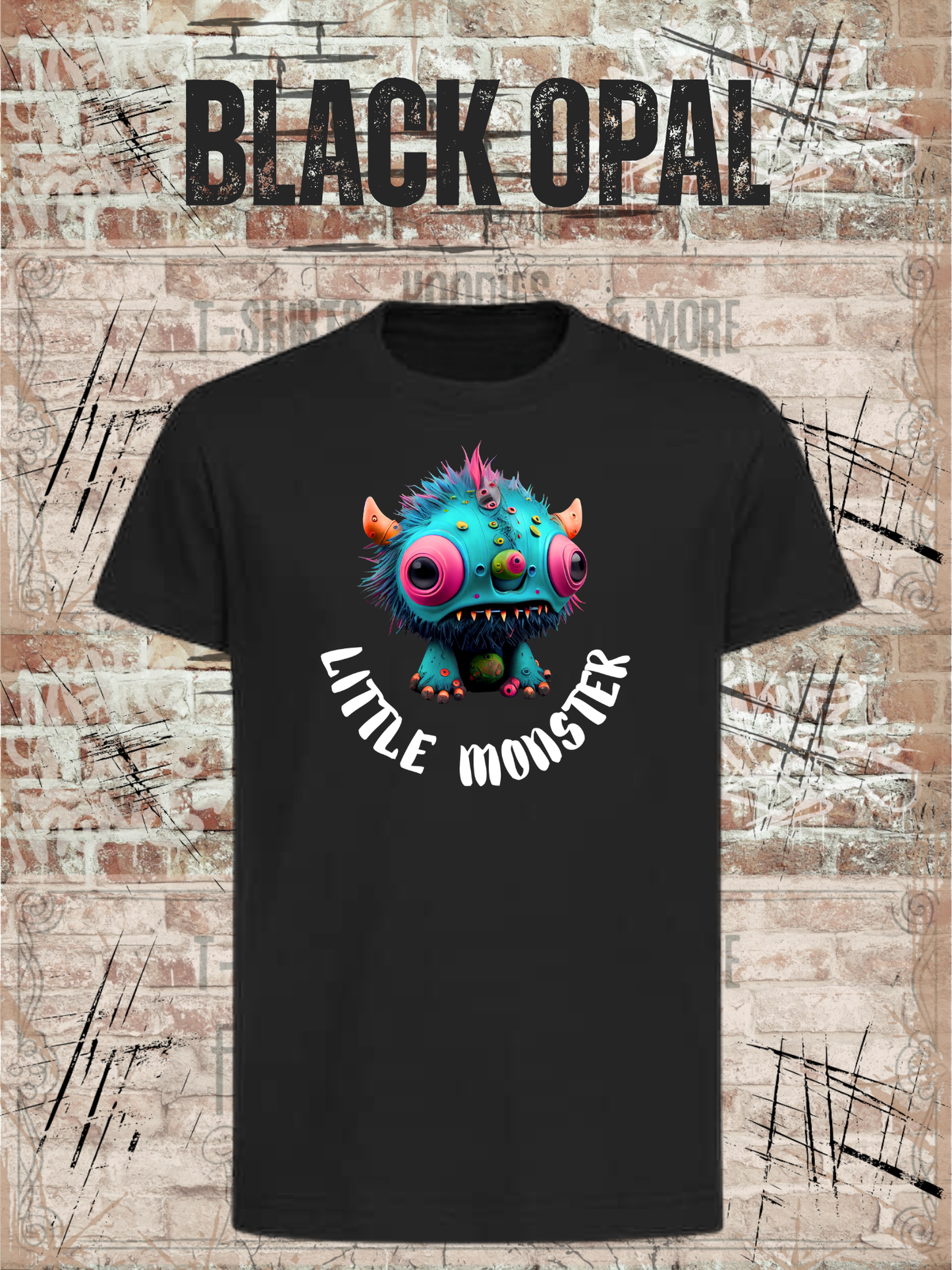 Kinder T-Shirt Little Monster - Süßes Monster Shirt für Kids