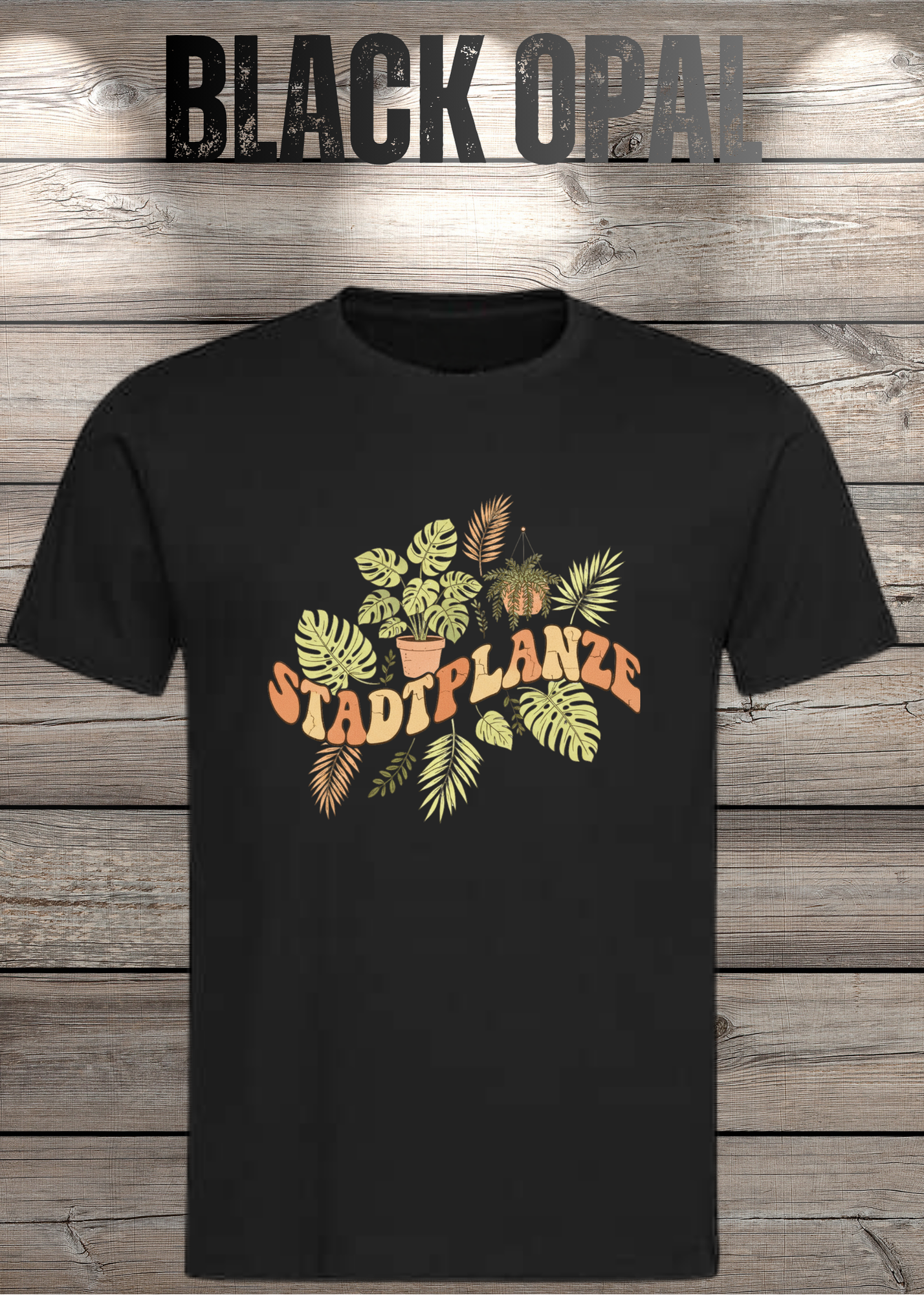 T-Shirt 'Stadtpflanze' - Witziges Spruch-Shirt für Urban-Naturliebhaber