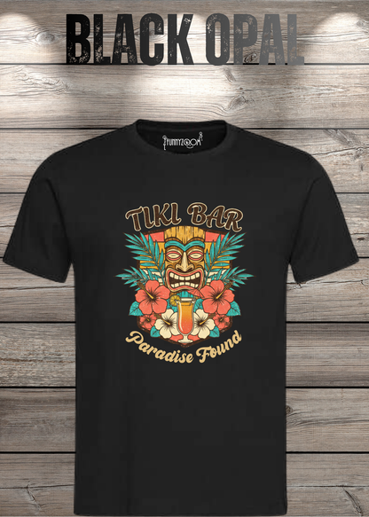 T-Shirt Tiki Bar in Black Opal.