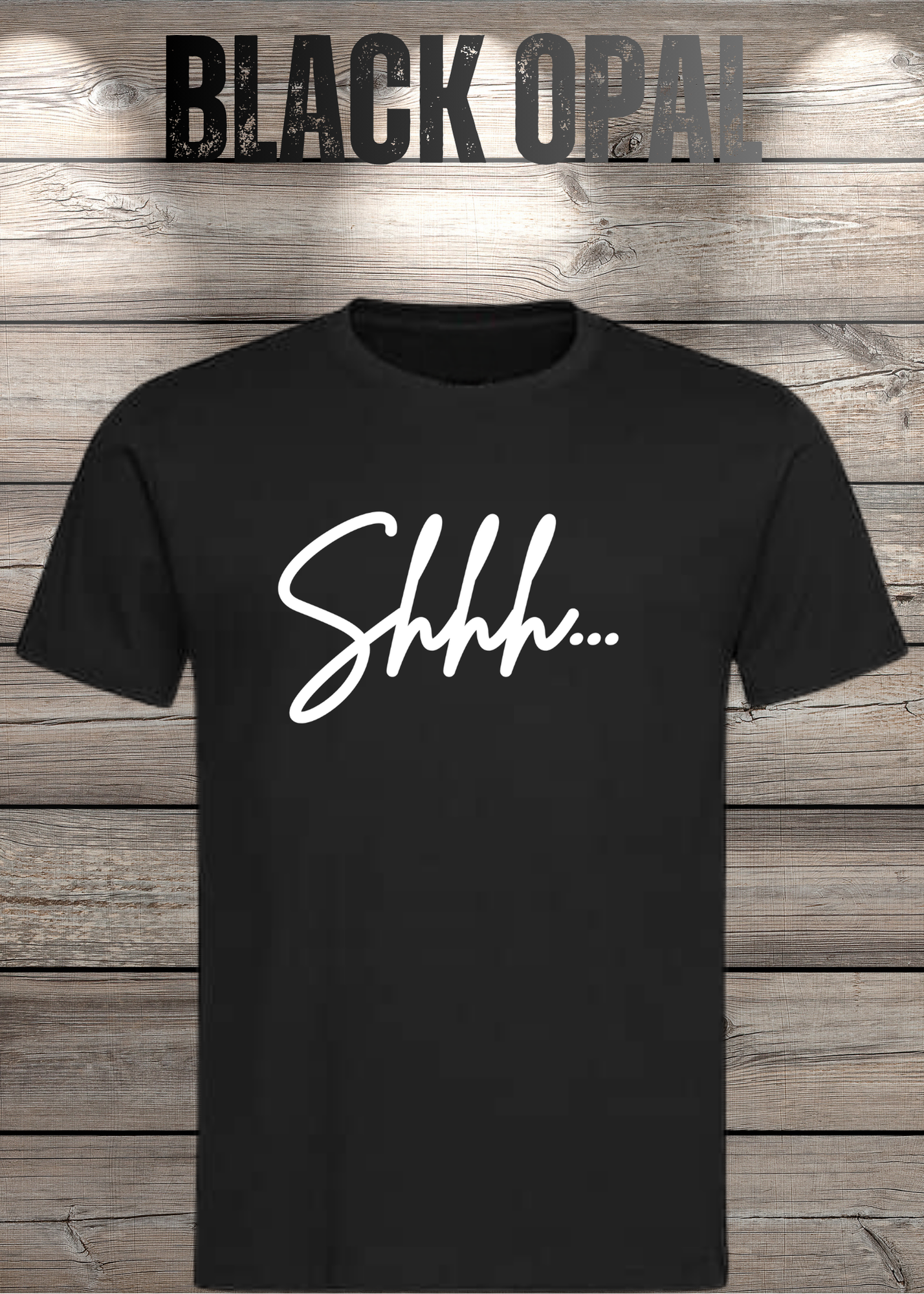 T-Shirt Shhh... - Geschenkidee T-Shirt - T-Shirt mit Spruch - Witziges T-Shirt - T-Shirt Freizeit - Lustiges T-Shirt Unisex