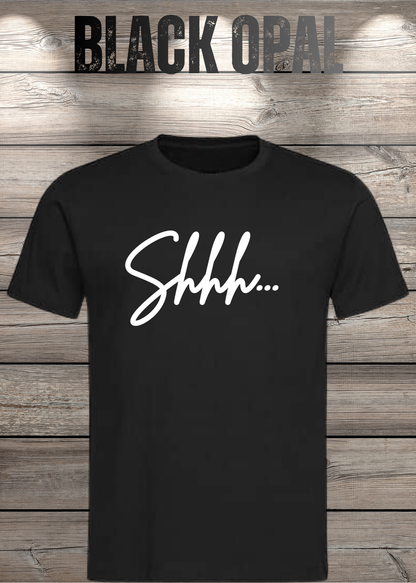 T-Shirt Shhh... in Black Opal.