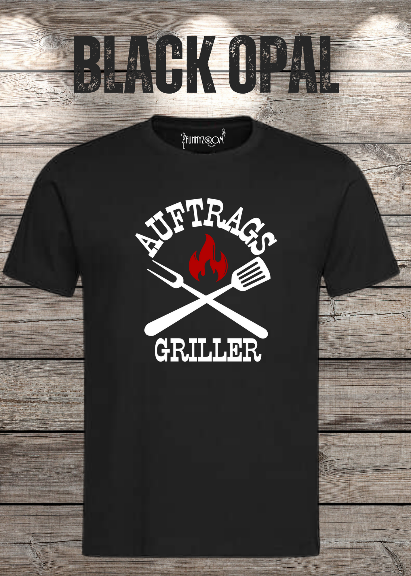 T-Shirt Auftrags-Griller Geschenkidee für Grillmeister Witziges T-Shirt mit Spruch Lustiges Unisex T-Shirt BBQ