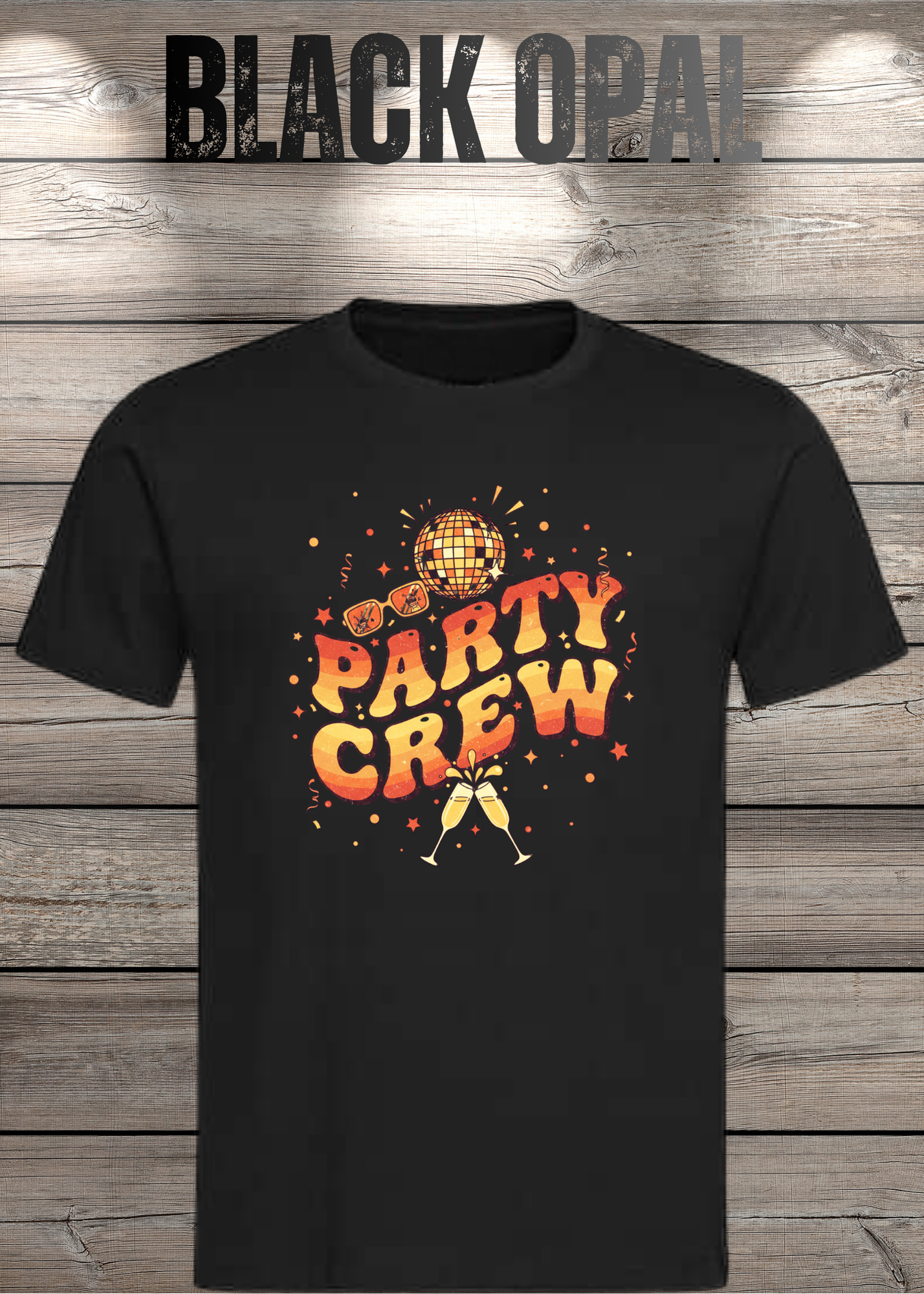 T-Shirt 'Party Crew' - Witziges Party-Shirt für echte Feierlöwen