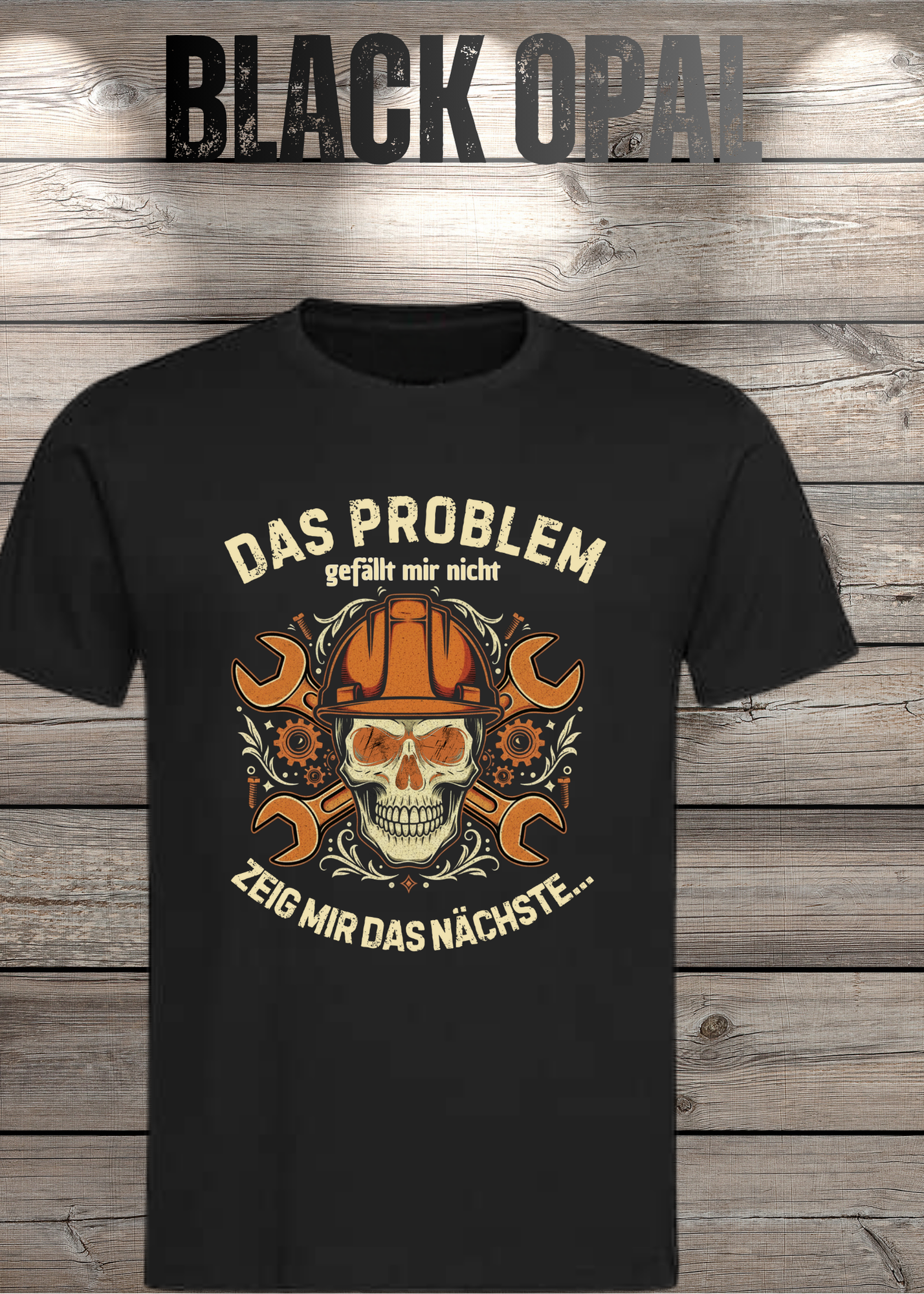 T-Shirt 'Das Problem gefällt mir nicht zeig mir das nächste' - Witziges Spruch-Shirt für Problemvermeider