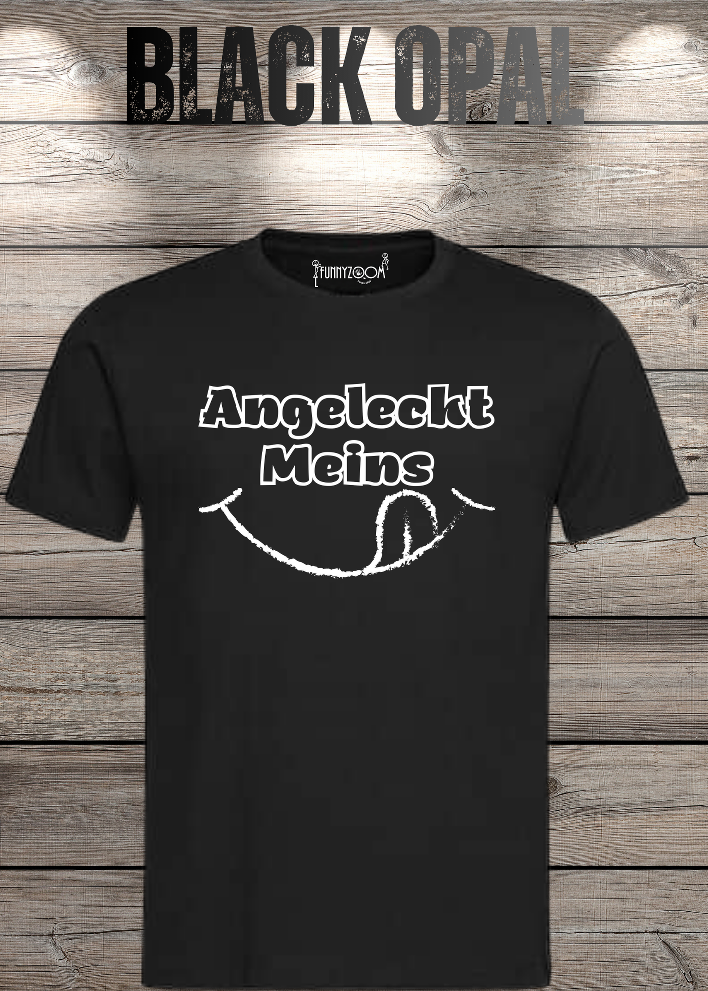 T-Shirt Angeleckt Meins - Lustige Sprüche Geschenkidee - Geburtstag Freizeit Unisex viele Farben