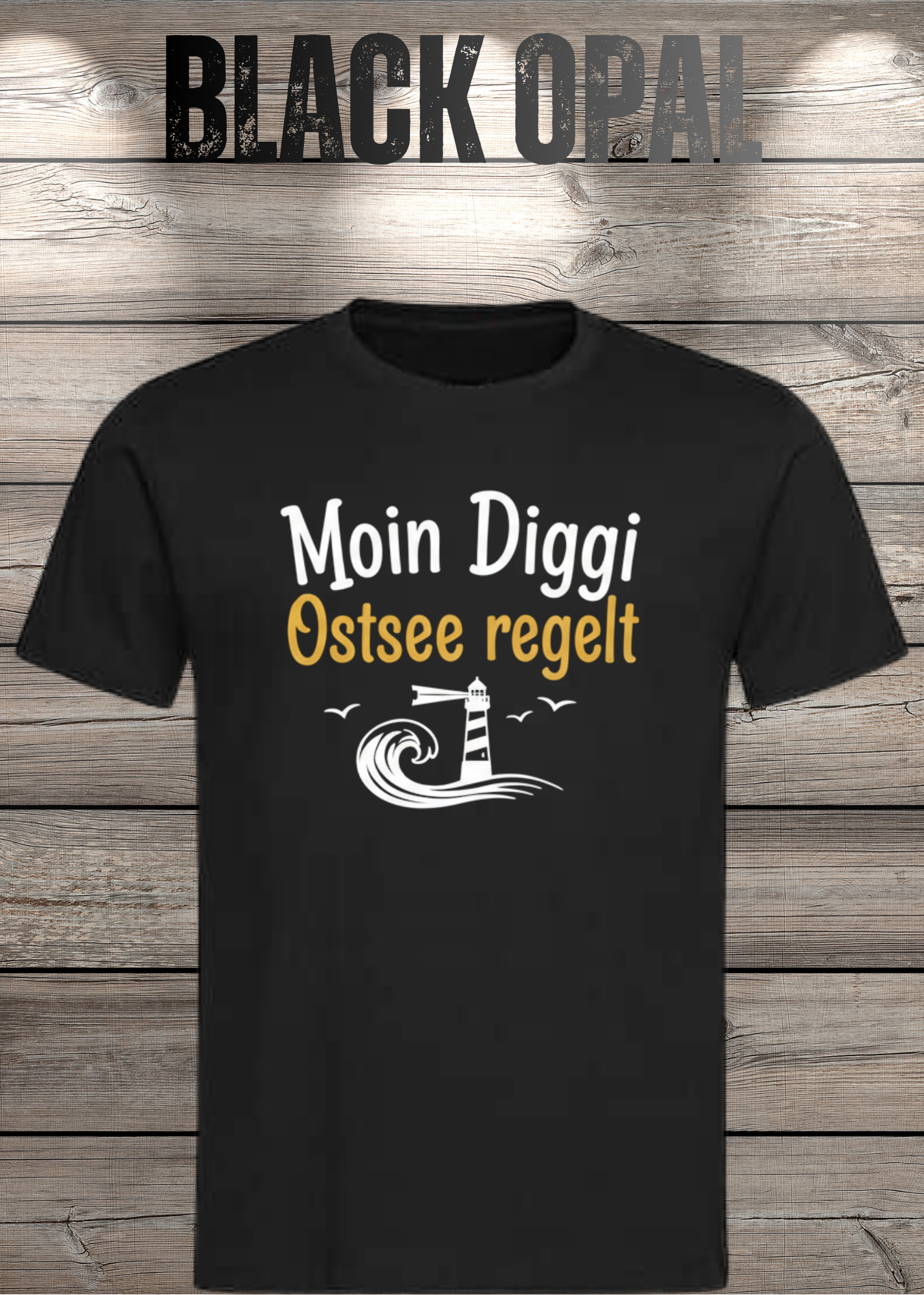 Unisex T-Shirt Moin Diggi Ostsee regelt