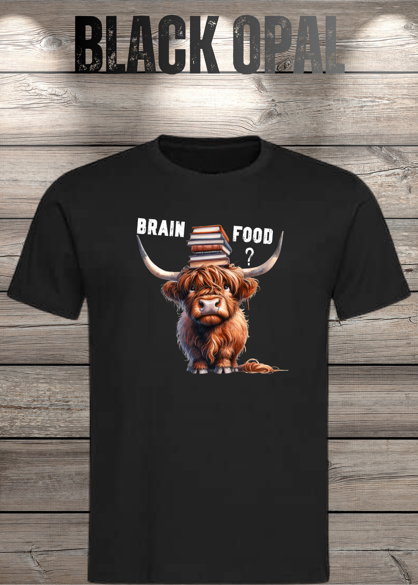 Highland Kuh Unisex T-Shirt Brain food?