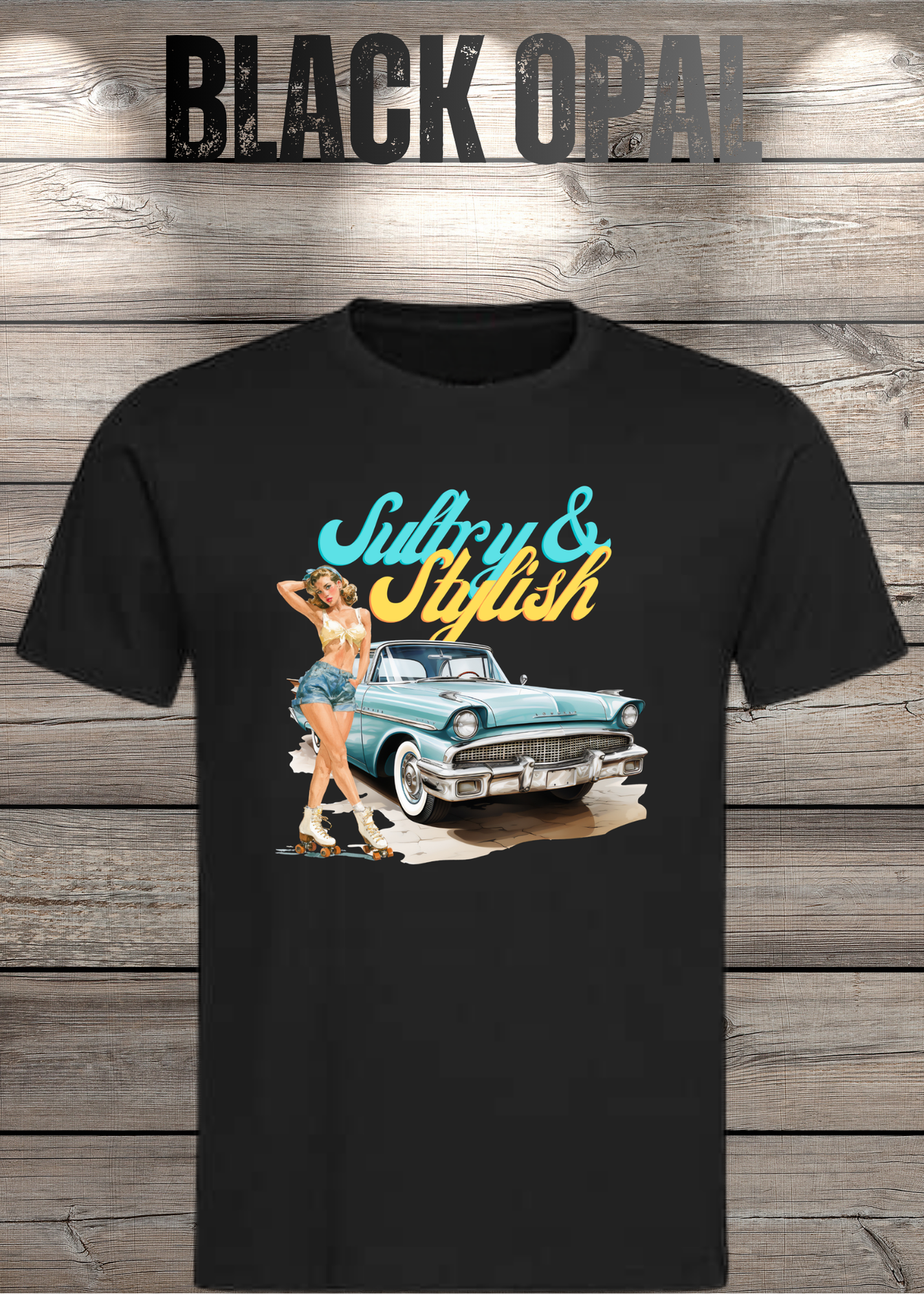 Sultry & Stylish - Vintage Look T-Shirt Unisex