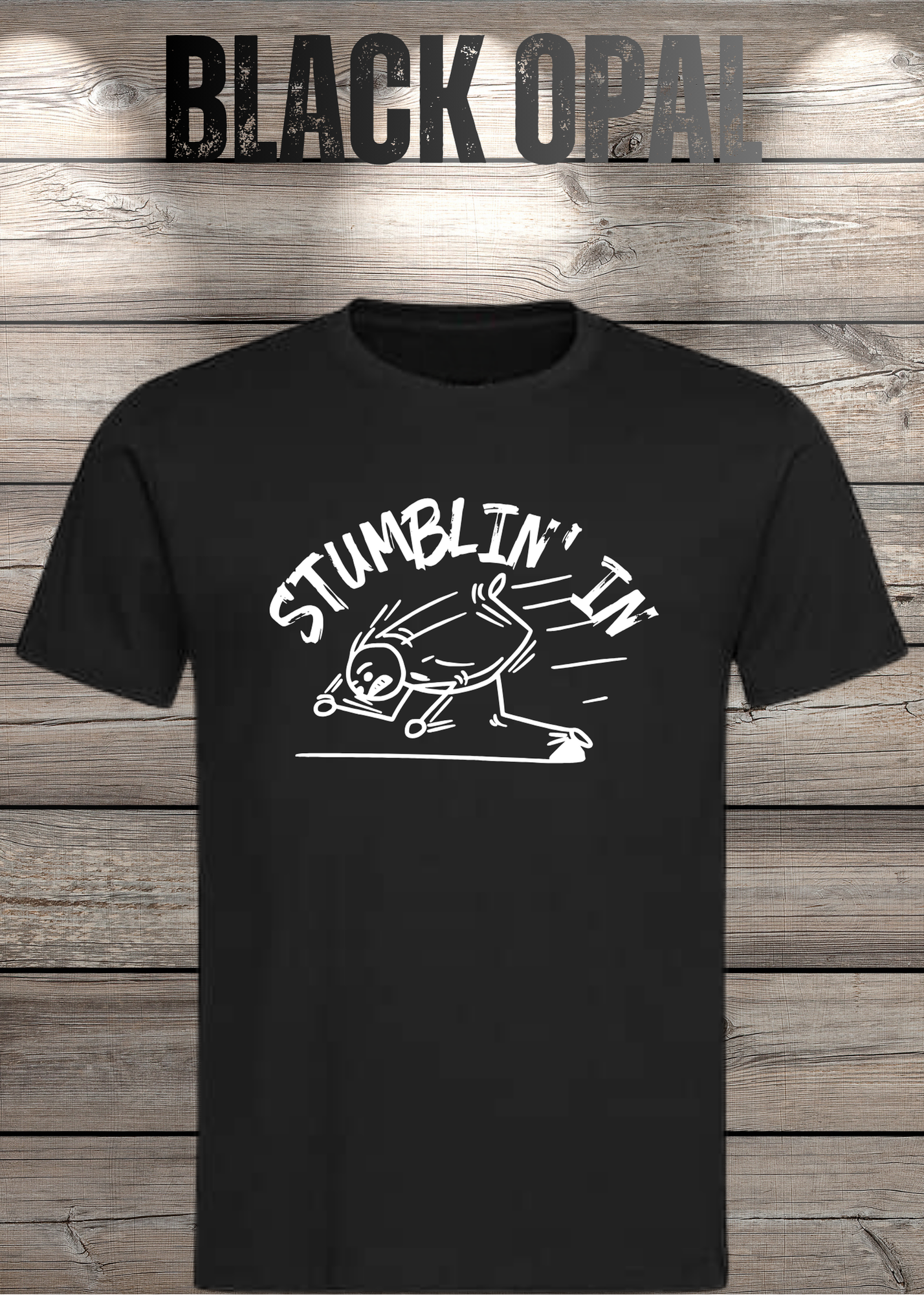 Stumblin' In - Witziges Musik T-Shirt mit Spruch
