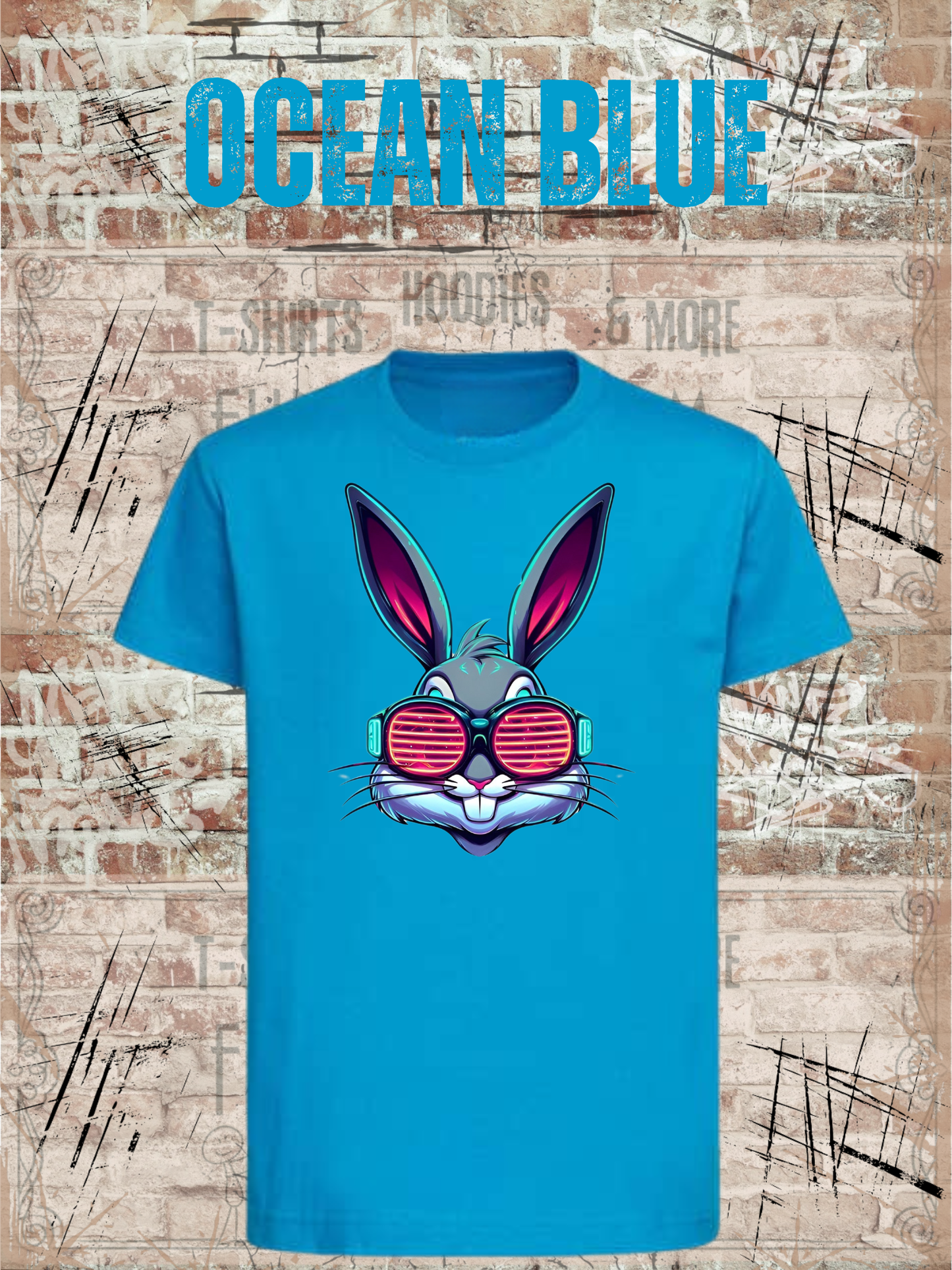 Cooles Bunny Kinder T-Shirt Witziges Kids T-Shirt Geschenkidee