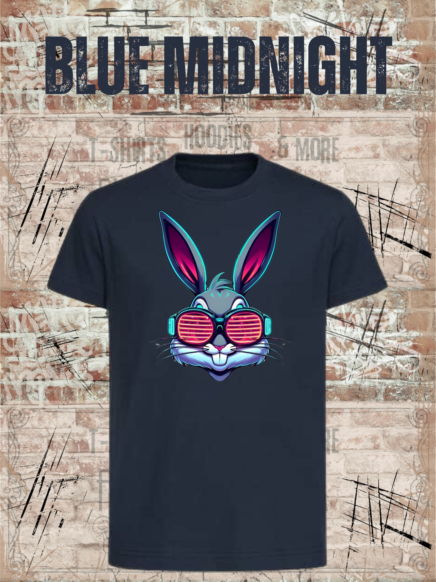 Cooles Bunny Kinder T-Shirt Witziges Kids T-Shirt Geschenkidee