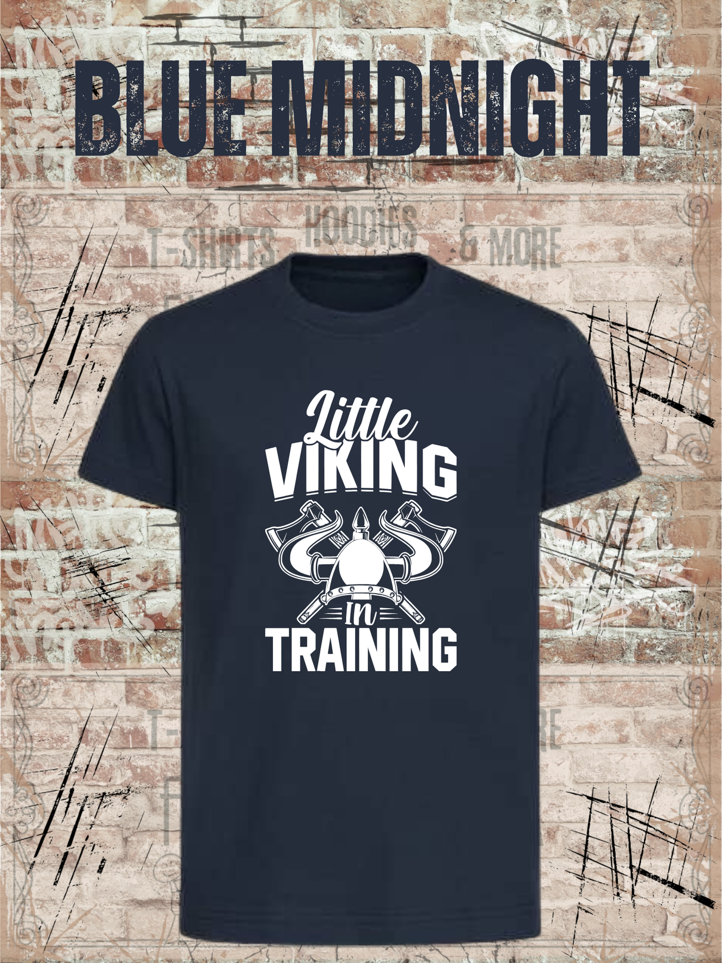 Kinder T-Shirt Little Viking in Training - Wikinger Shirt für Jungen & Mädchen