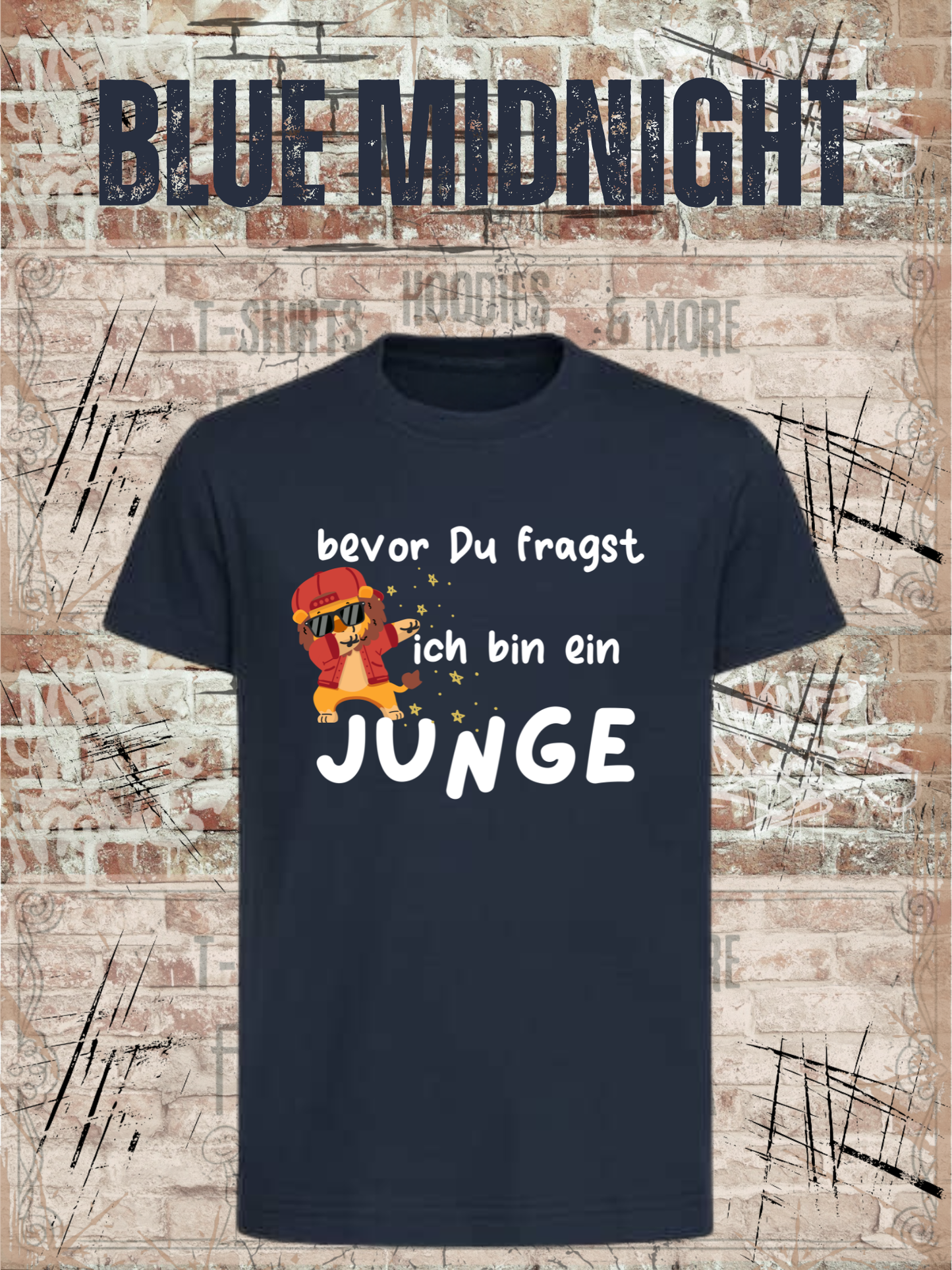 Kinder T-Shirt „Bevor Du fragst – ich bin ein Junge!“ | Lustiges Jungen Shirt