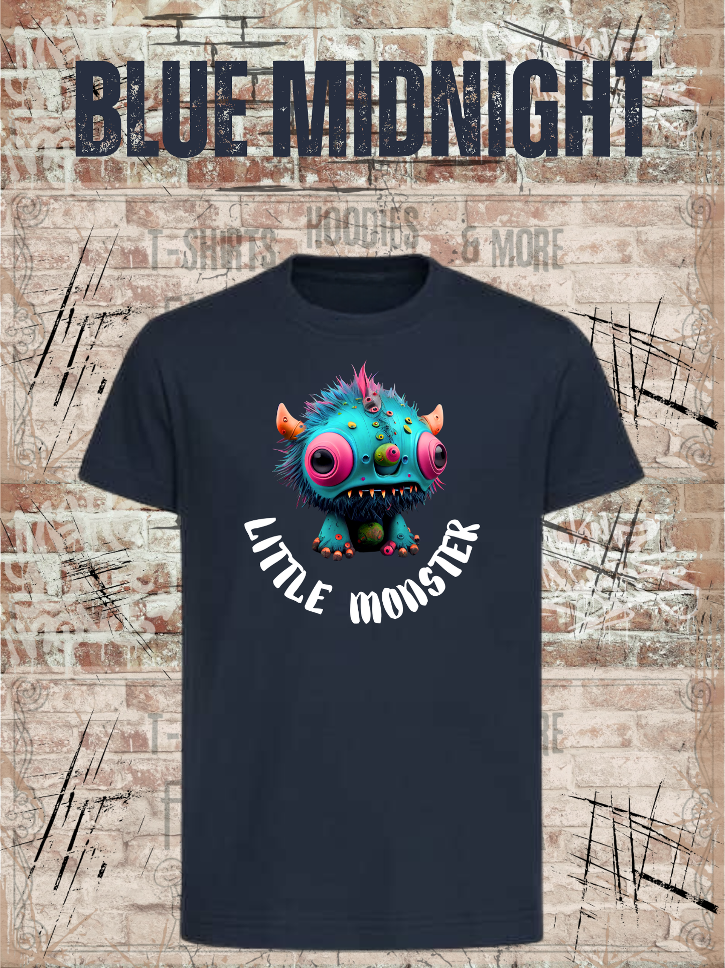 Kinder T-Shirt Little Monster - Süßes Monster Shirt für Kids