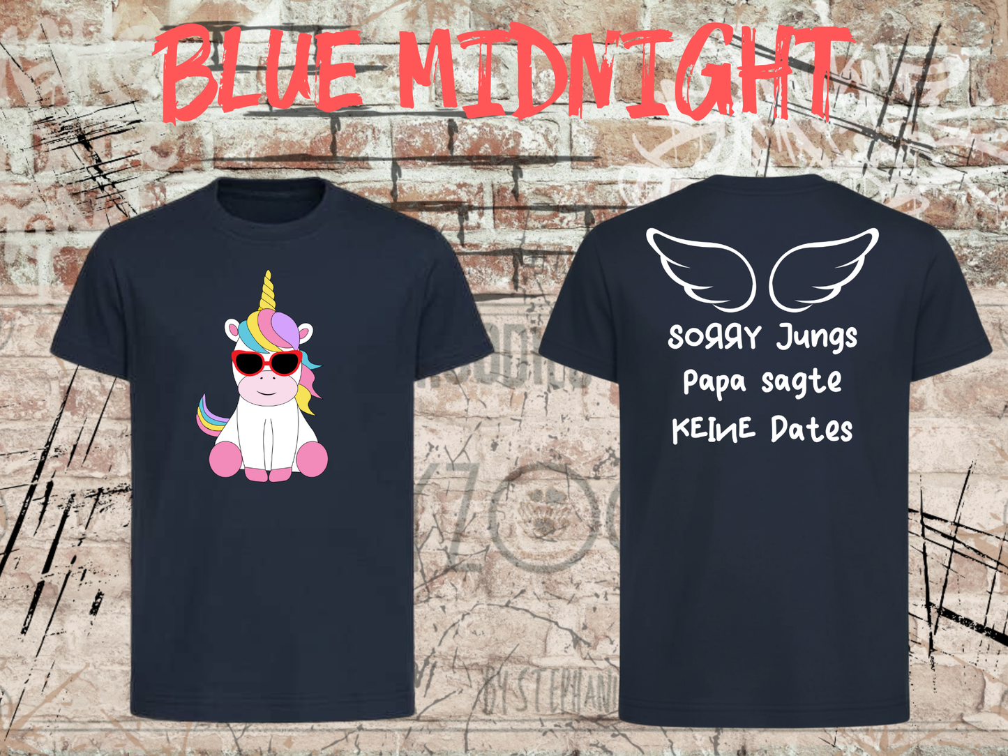 Kinder T-Shirt Sorry Jungs Papa sagte keine Dates Lustiges T-Shirt Geschenkidee Witziges T-Shirt mit Spruch in vielen Farben