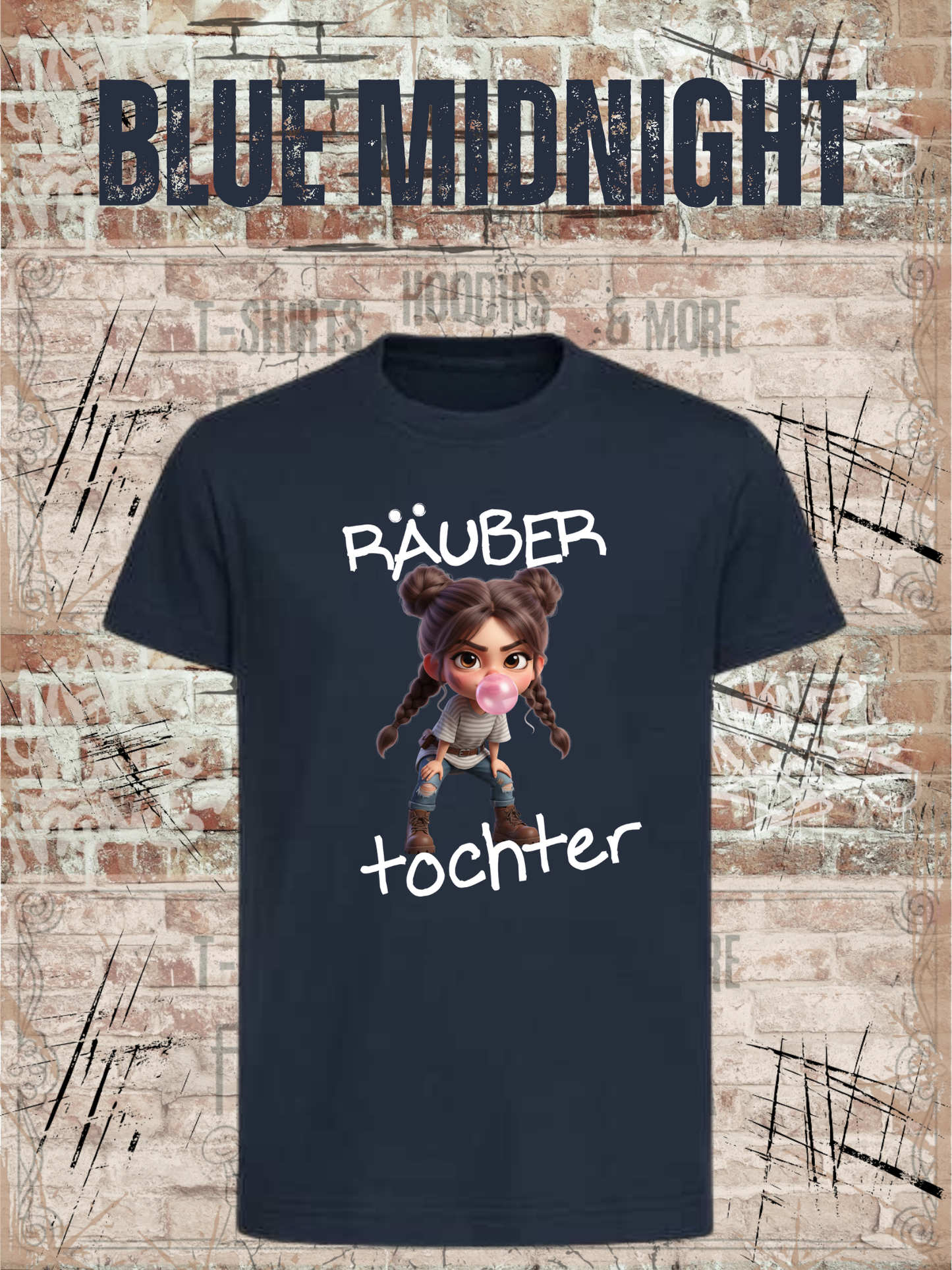 T-Shirt 'Räuber Tochter' - Witziges Geschenk für freche Kids