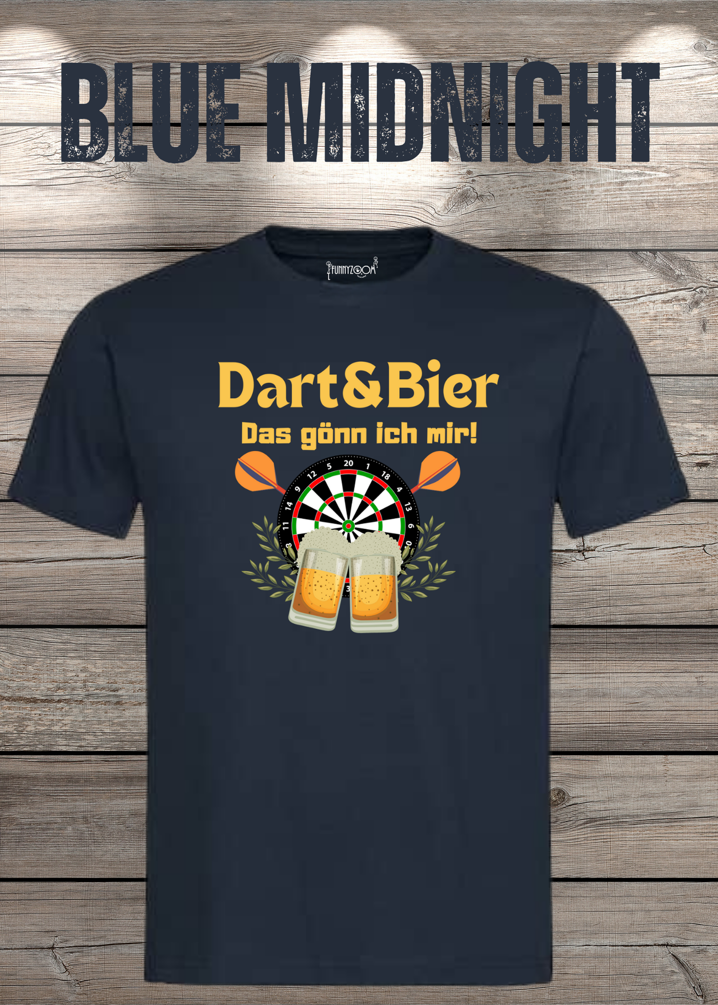 T-Shirt Dart & Bier das Gönn ich mir Witziges T-Shirt mit Spruch Geschenkidee Unisex