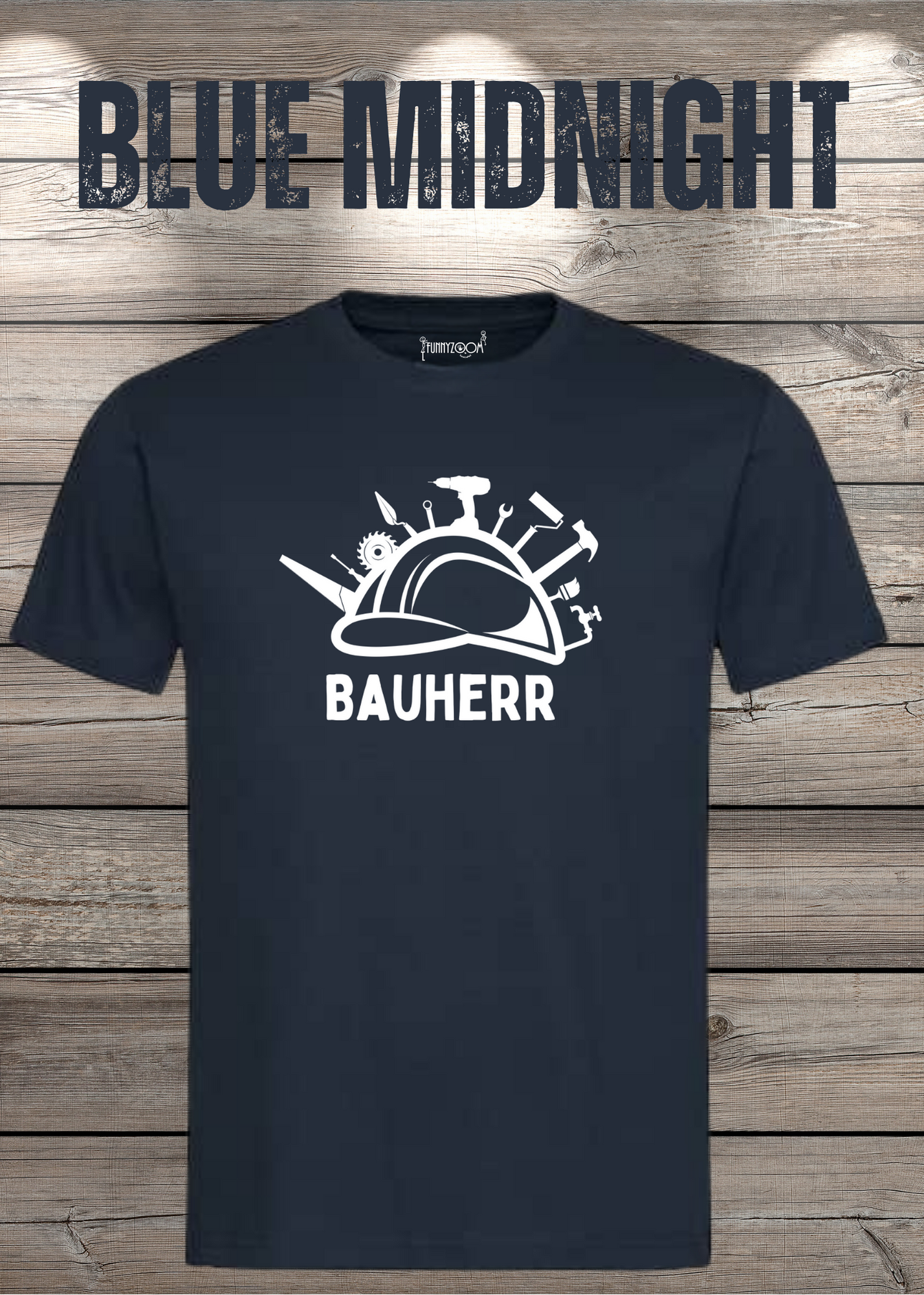 Herren T-Shirt Bauherr Geschenkidee für Hausbesitzer Witziges T-Shirt mit Spruch Lustiges Freizeit T-Shirt Haus bauen