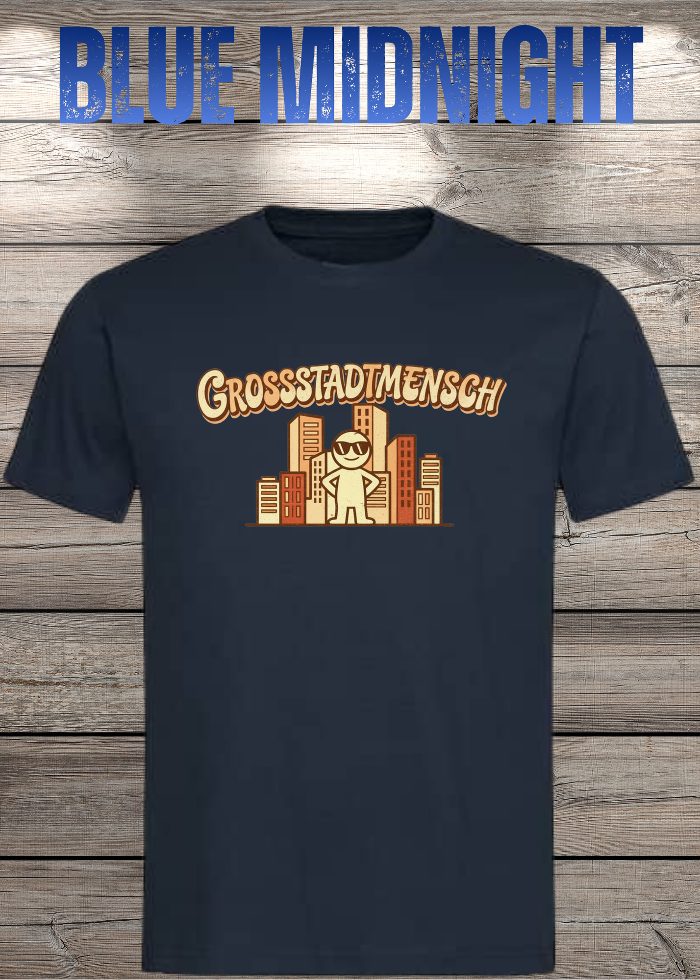 T-Shirt 'Großstadtmensch' - Witziges City-Shirt für Stadtliebhaber