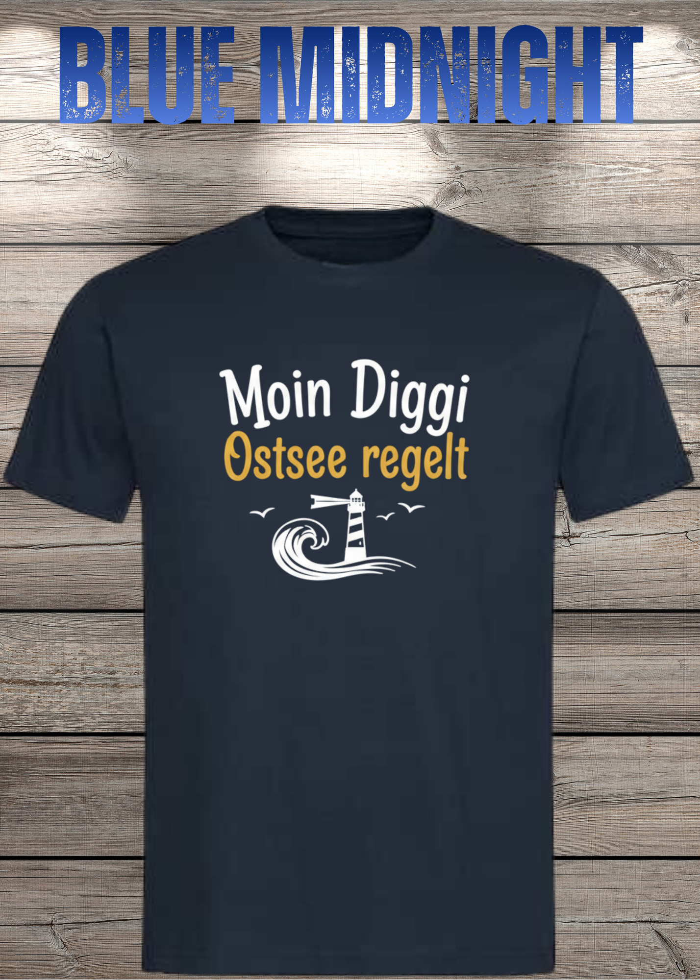Unisex T-Shirt Moin Diggi Ostsee regelt