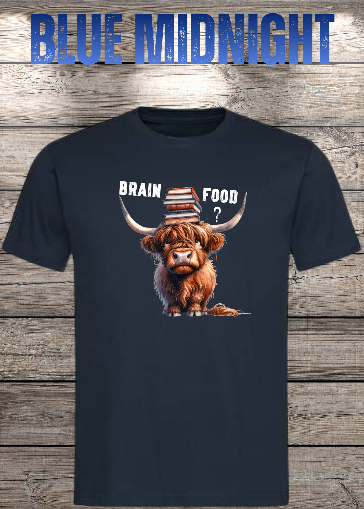Highland Kuh Unisex T-Shirt Brain food?