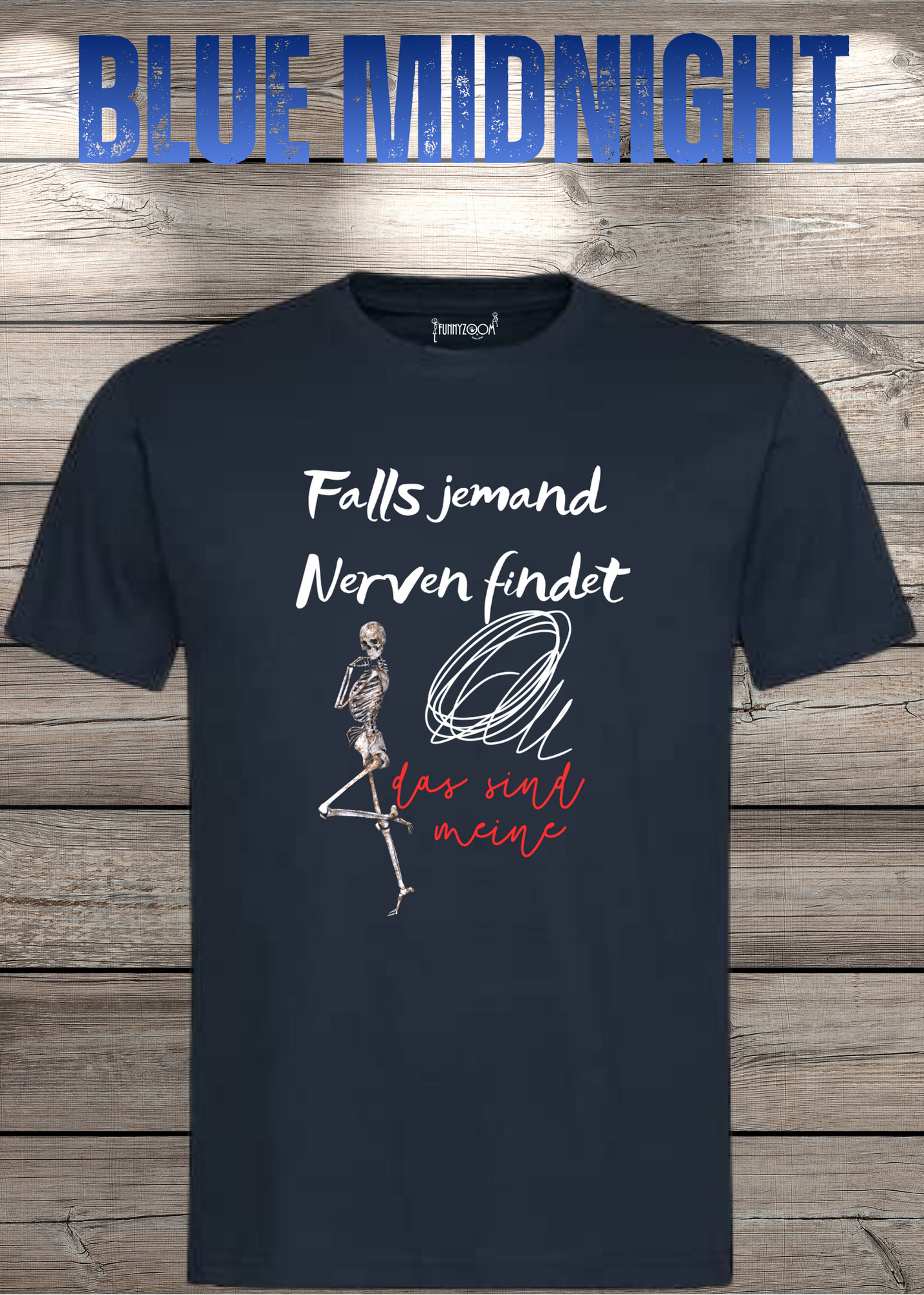 T-Shirt 'Falls jemand Nerven findet das sind meine' - Witziges Geschenk Unisex