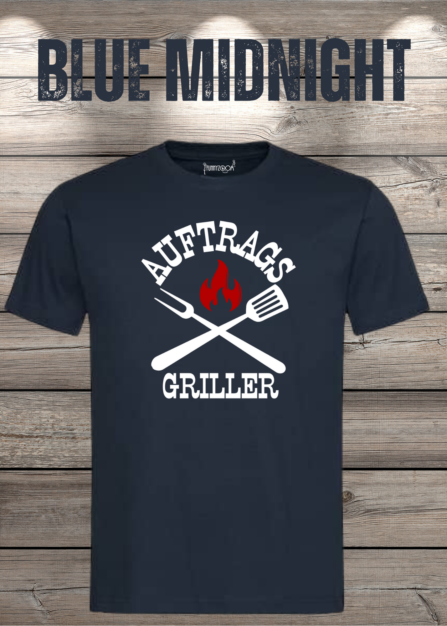 T-Shirt Auftrags-Griller Geschenkidee für Grillmeister Witziges T-Shirt mit Spruch Lustiges Unisex T-Shirt BBQ