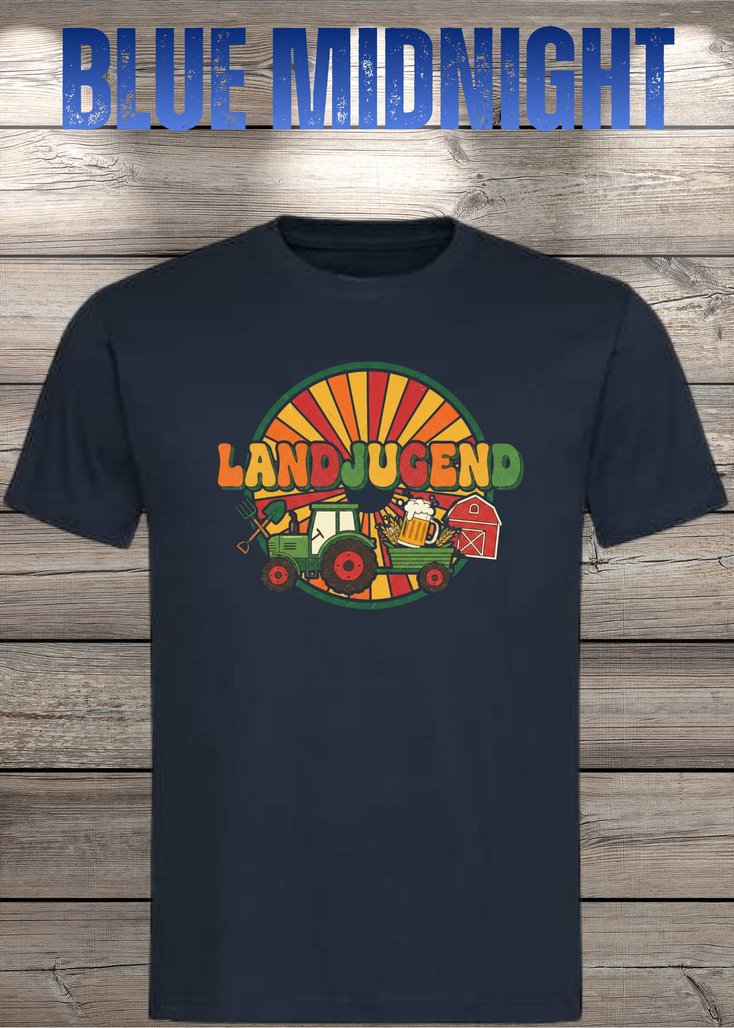 T-Shirt 'Landjugend' - Witziges Statement-Shirt für Landliebhaber