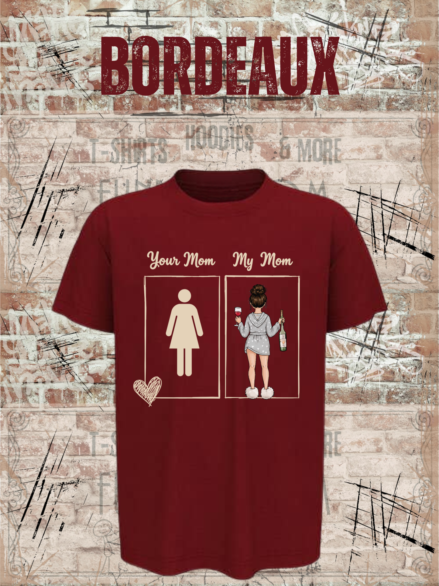 Your Mom My Mom – Lustiges Kinder T-Shirt mit Mama-Motiv