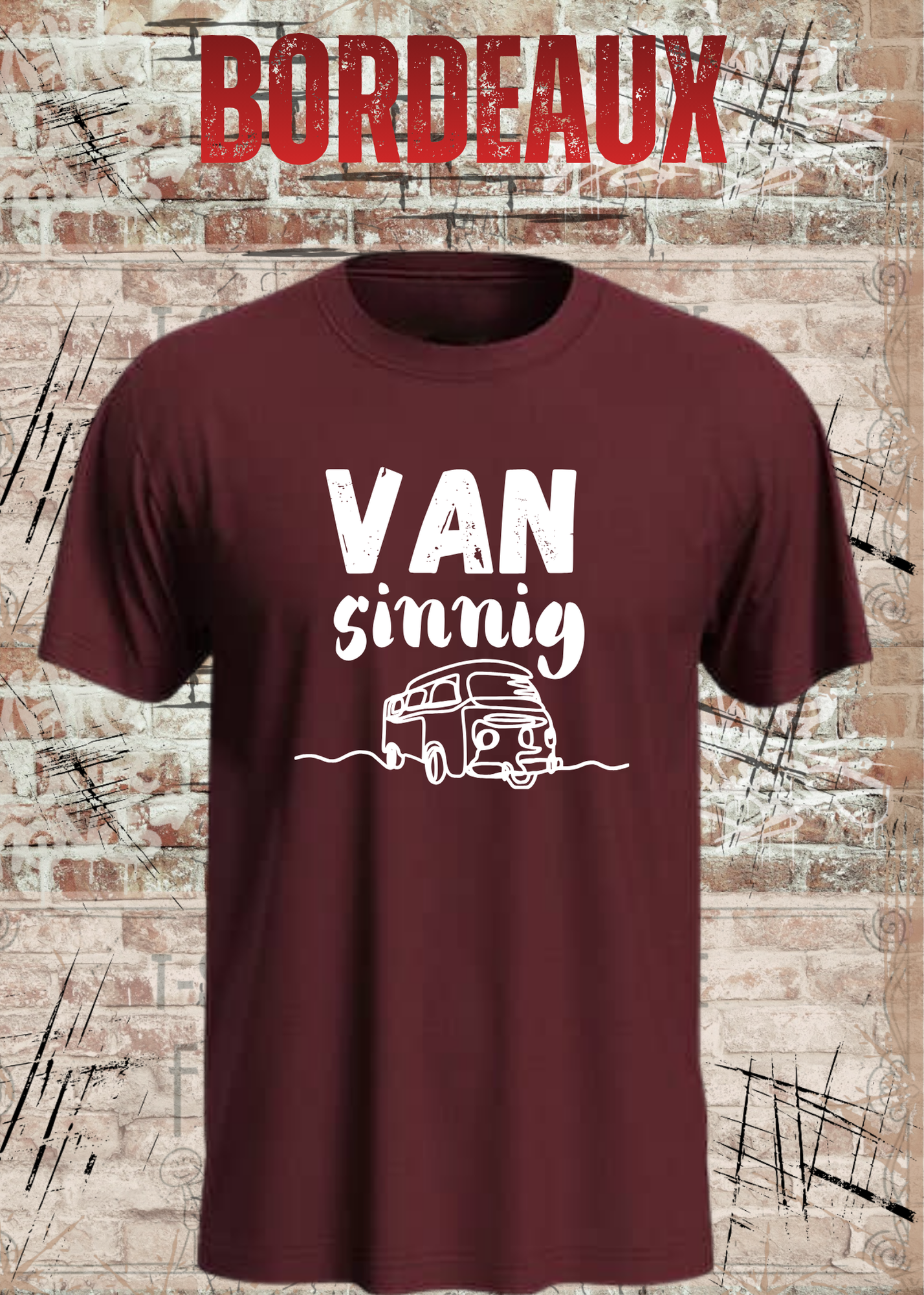 Van Sinnig! Camping & Van Life Unisex T-Shirt | Lustiges Camper Shirt