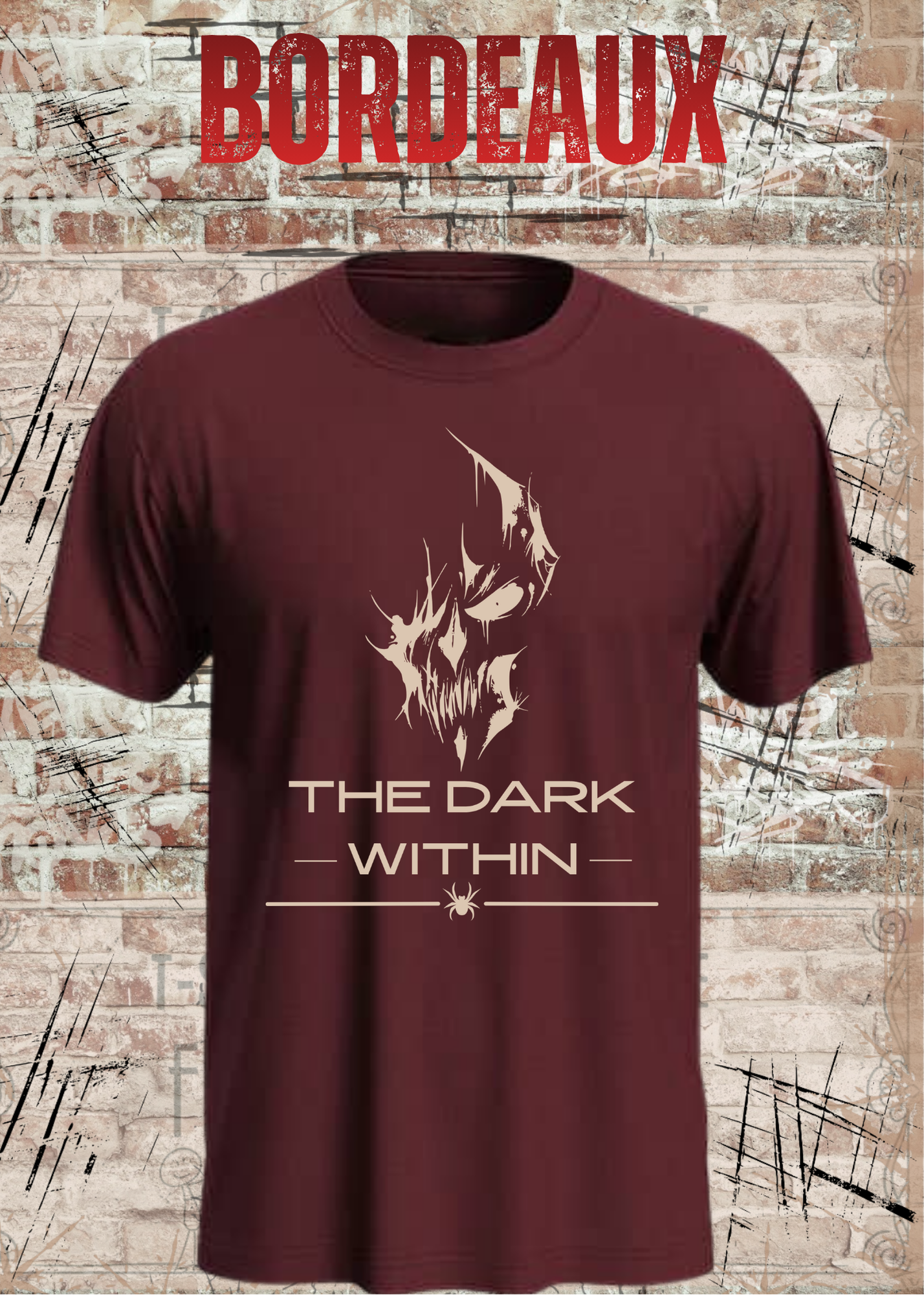THE DARK WITHIN | Gothic Totenkopf T-Shirt | Rock & Metal Skull Shirt | Unisex